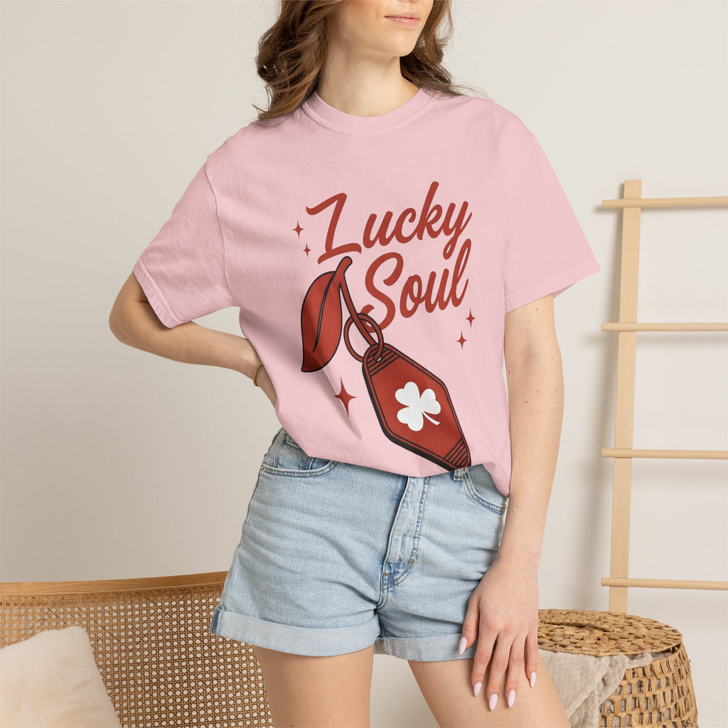 Clover Label Shirt St. Patrick's Day Fortune Gift Women Classic Tee Shamrock T-Shirt Luck Fan Vintage Tshirt Prosperity Graphic Old School