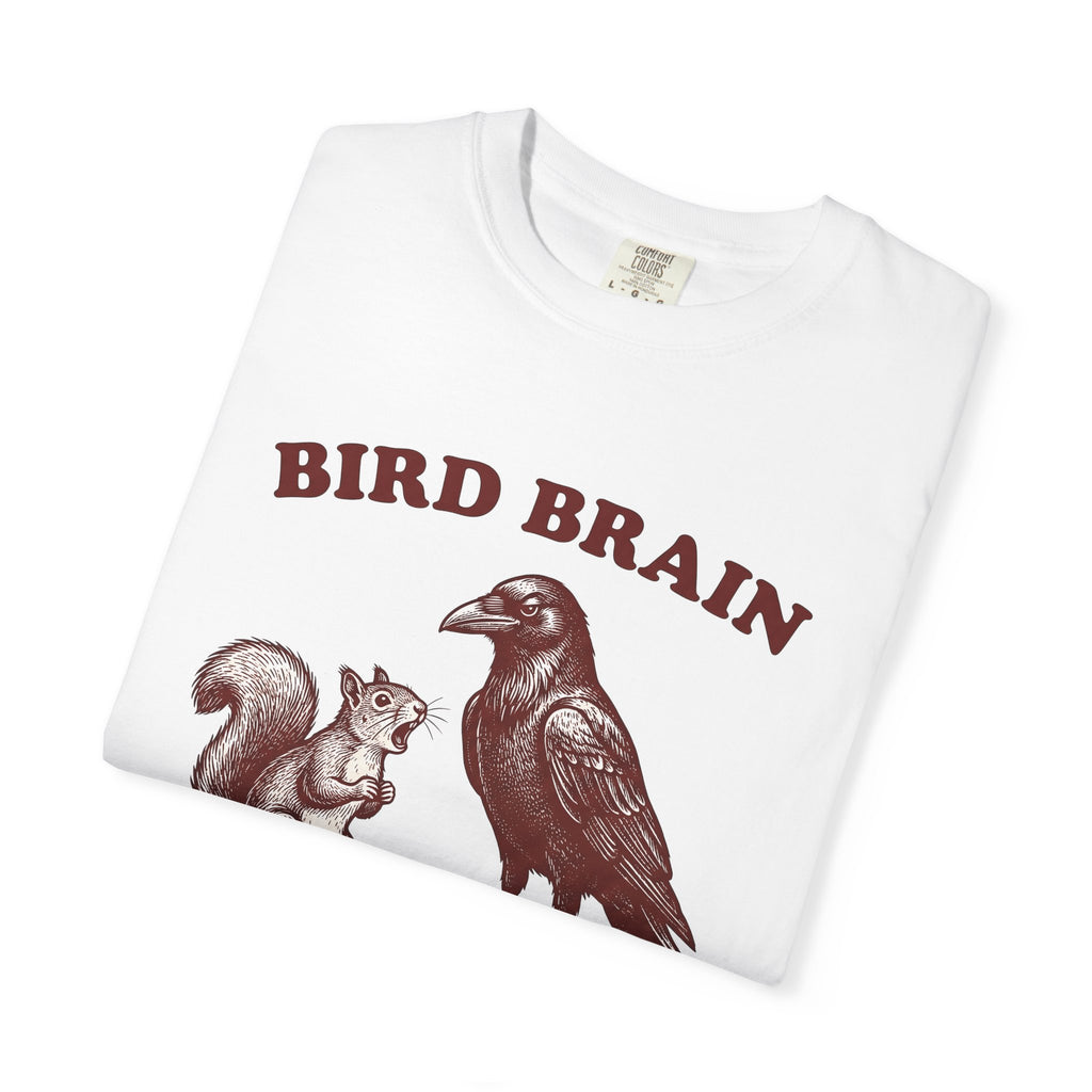 Raven Squirrel Shirt Funny Animal Gift Women Vintage Tee Squirrel T-Shirt Humor Fan Retro Tshirt Wildlife Graphic Hand Drawn Animal Graphic