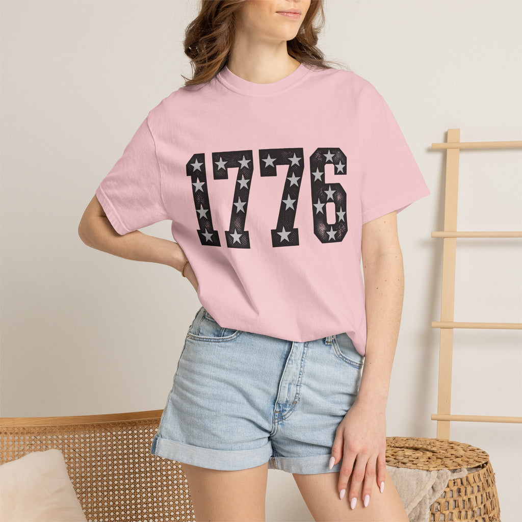 Patriotic Numbers Shirt 4th Of July Patriotic Gift Women Vintage Tee Numbers T-Shirt Independence Day Enthusiast Retro Tshirt American