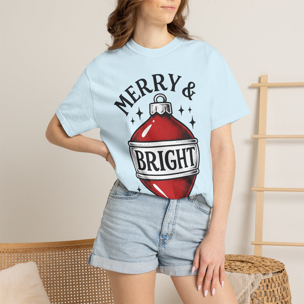 Holiday Ornament Shirt Christmas Celebration Gift Women Retro Tee Bauble T-Shirt Xmas Fan Vintage Tshirt Party Graphic Sketch Star Shapes