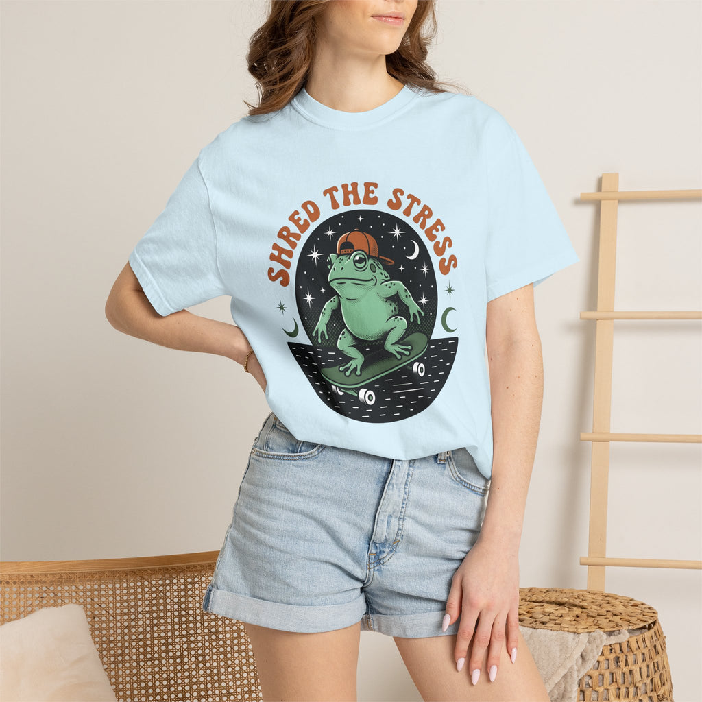 Frog Skateboard Shirt Sports Animal Gift Women Vintage Tee Skateboarder T-Shirt Athlete Fan Retro Graphic Tshirt Retro Stars Tshirt