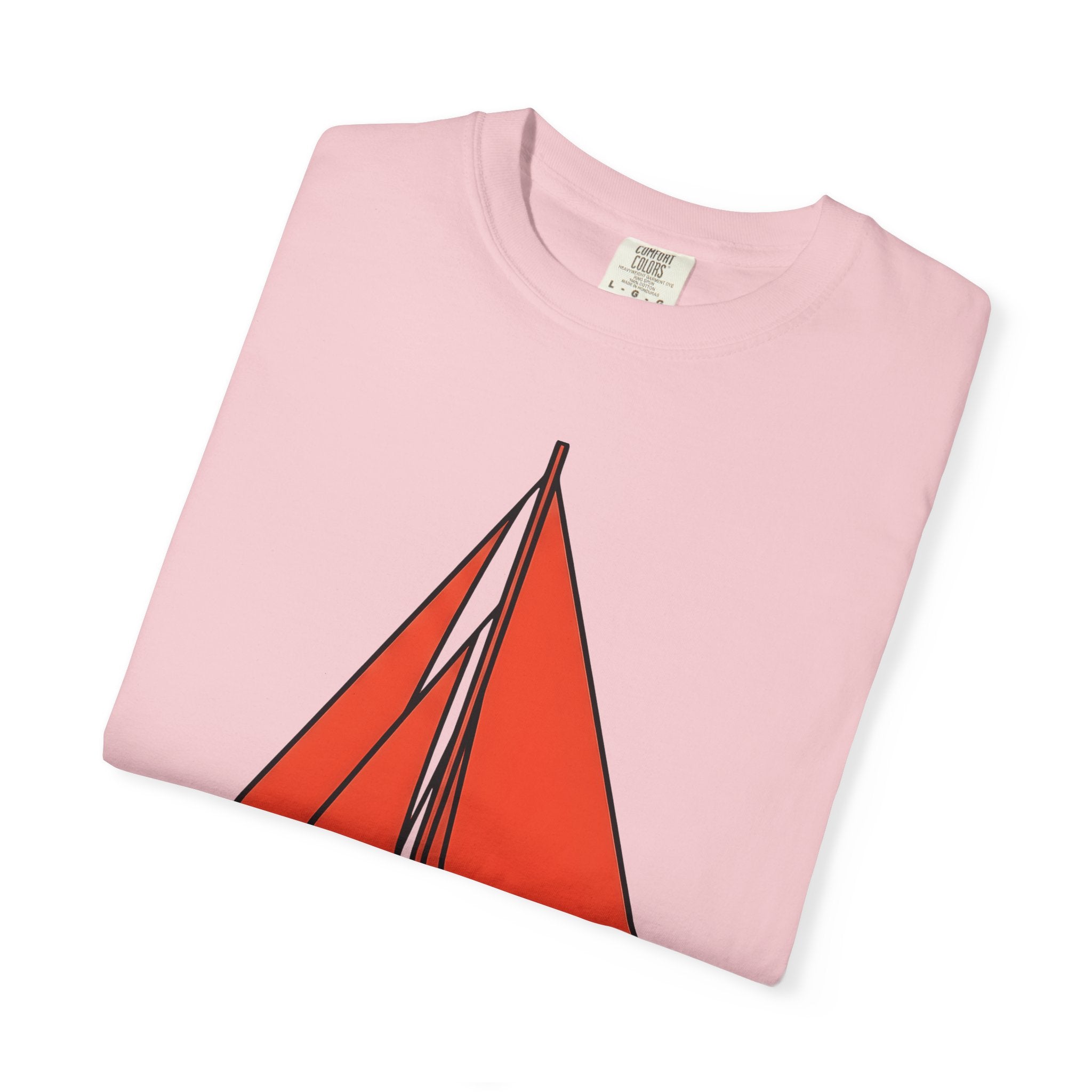 Sailboat Shirt Nautical Holiday Gift Women Modern Tee Yacht T-Shirt Maritime Fan Sailing Graphic Vacation Illustration Classic Ocean Tshirt
