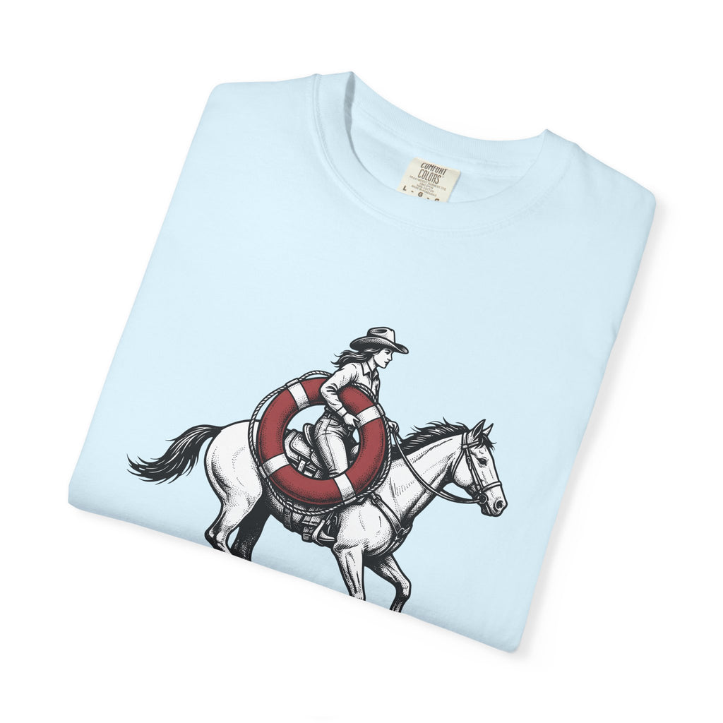 Cowgirl Horse Shirt Cowgirl Western Gift Women Tattoo Style Tee Horseback T-Shirt Cowgirl Fan Ink Tshirt Rodeo Graphic Vintage Lifebuoy