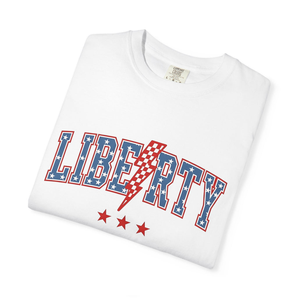 Usa Stars Shirt America Freedom Gift Women Classic Tee American Flag T-Shirt Patriot Fan Vintage Tshirt Liberty Graphic Old School