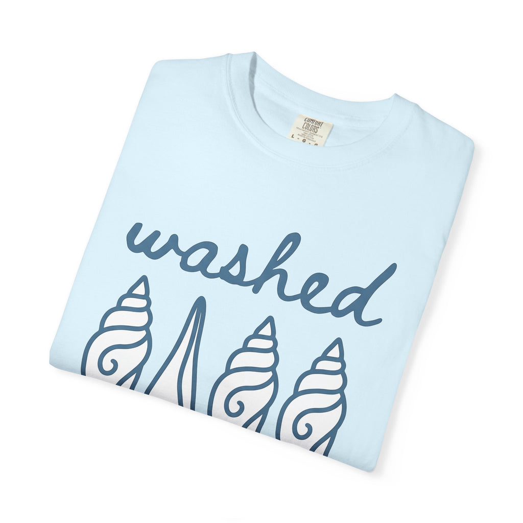 Shell Design Shirt Beach Ocean Gift Women Simple Tee Seashell T-Shirt Coast Fan Sea Graphic Contemporary Shore Tshirt