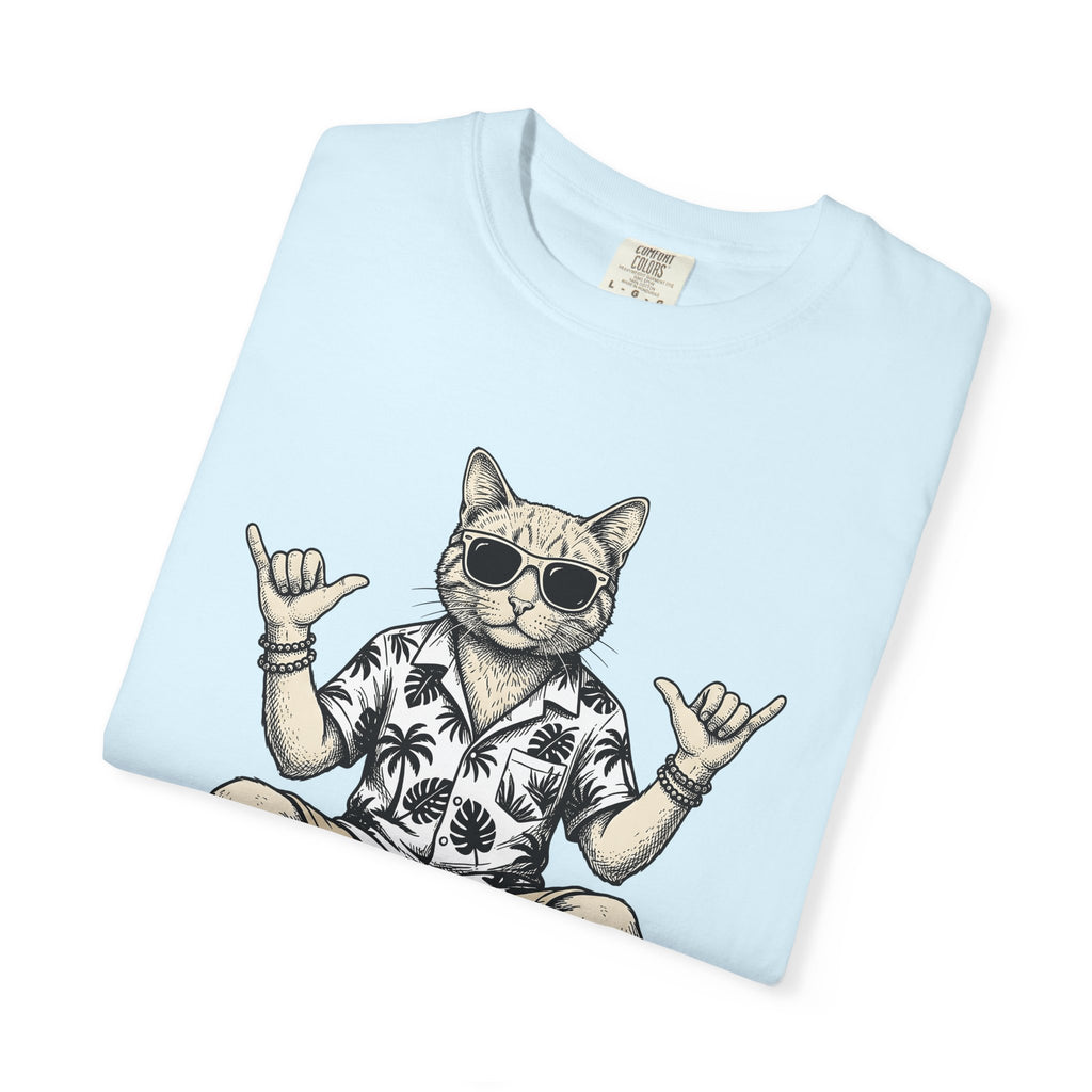 Feline Sunglasses Shirt Cat Coast Gift Women Cartoon Tee Cat Eye T-Shirt Kitty Fan Feline Graphic Coast Design Cat Old School Floral Shirt