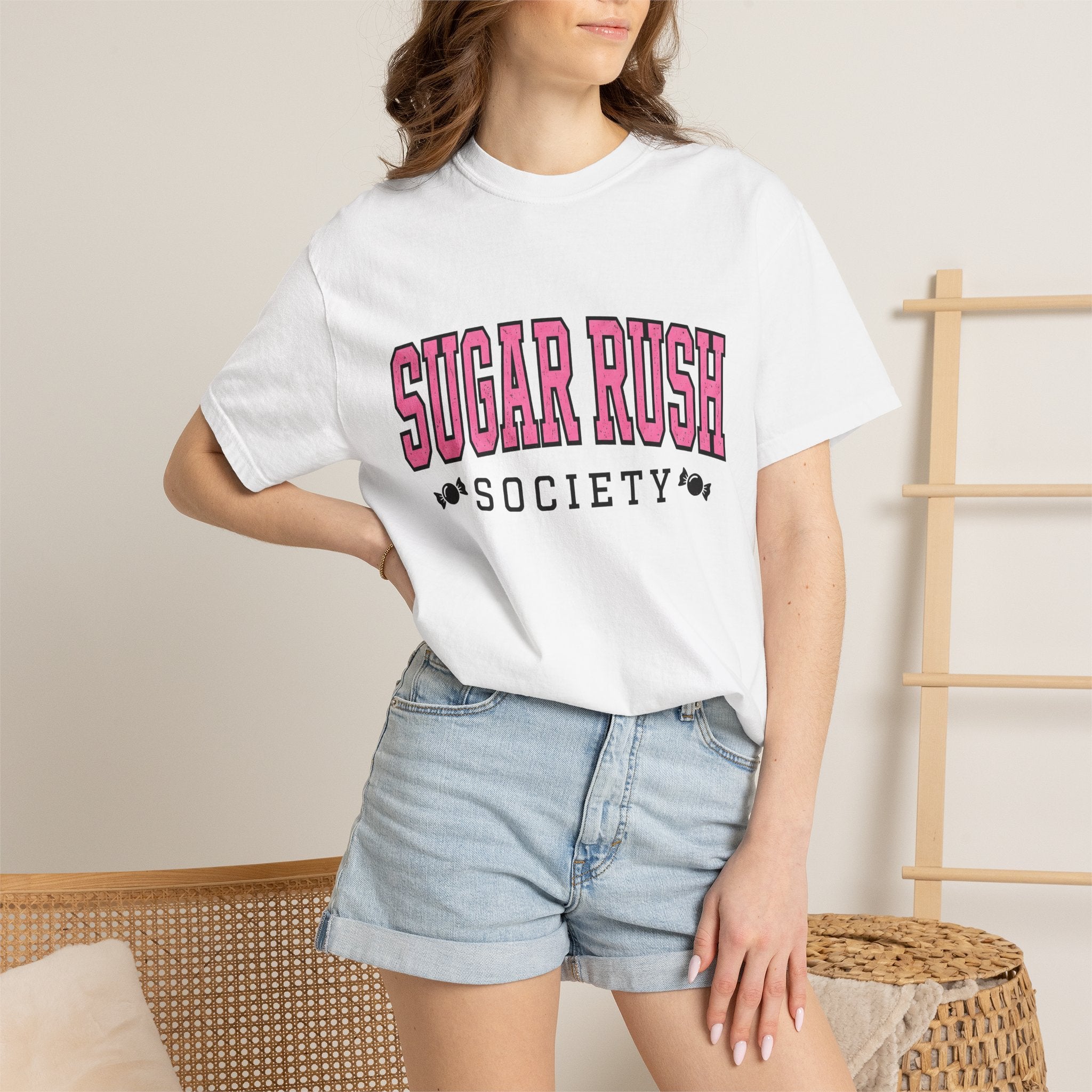 Candy Graphic Shirt Desserts Foodie Gift Women Bold Tee Candy T-Shirt Pastry Fan Sweet Treat Tshirt Gourmet Graphic Vintage Sweets Tshirt