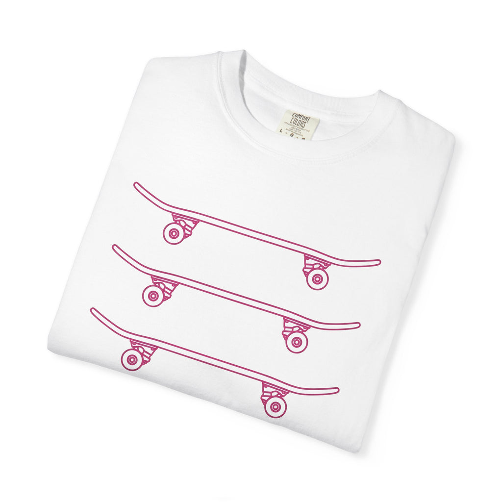 Skateboard Design Shirt Skateboarding Urban Gift Women Simple Tee Skateboard T-Shirt Skater Enthusiast Minimalist Tshirt Streetwear Graphic