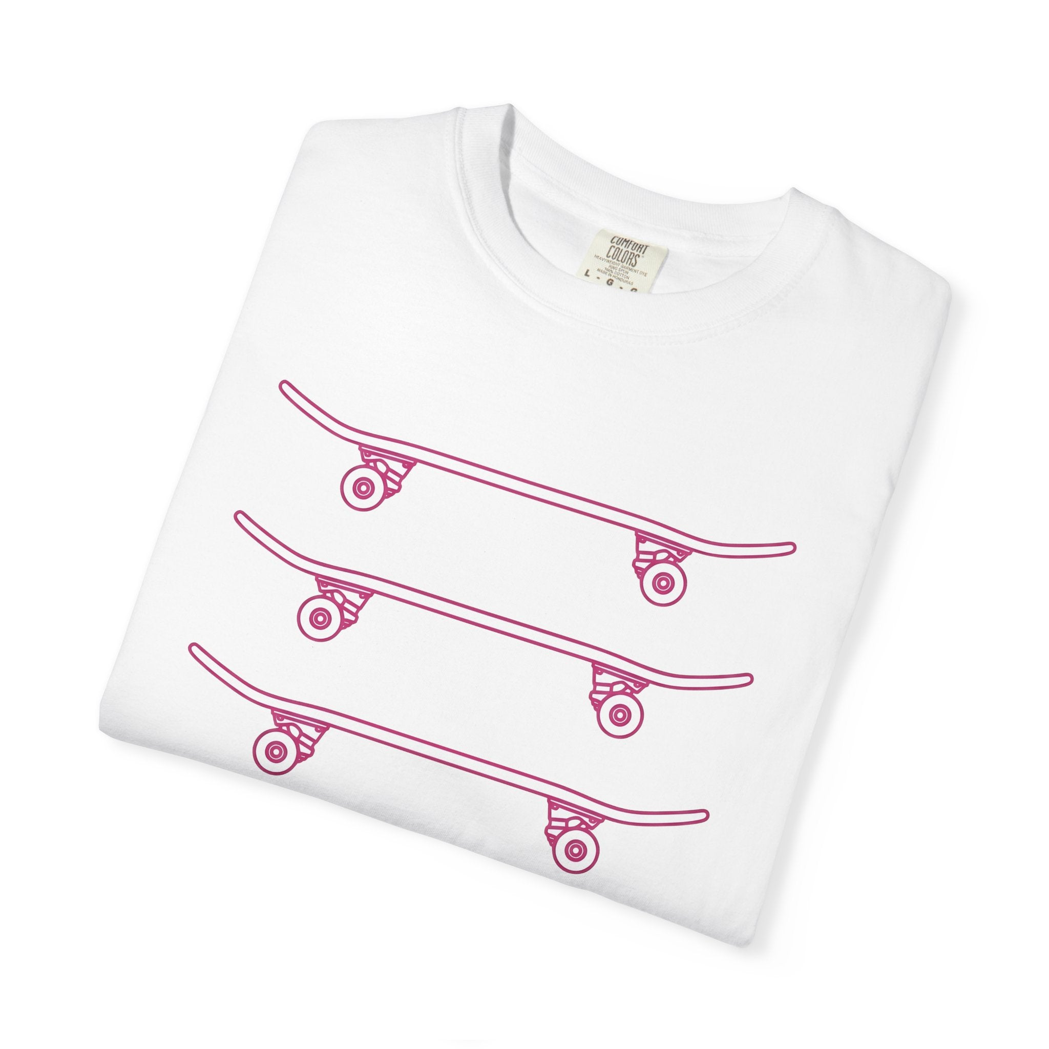 Skateboard Design Shirt Skateboarding Urban Gift Women Simple Tee Skateboard T-Shirt Skater Enthusiast Minimalist Tshirt Streetwear Graphic