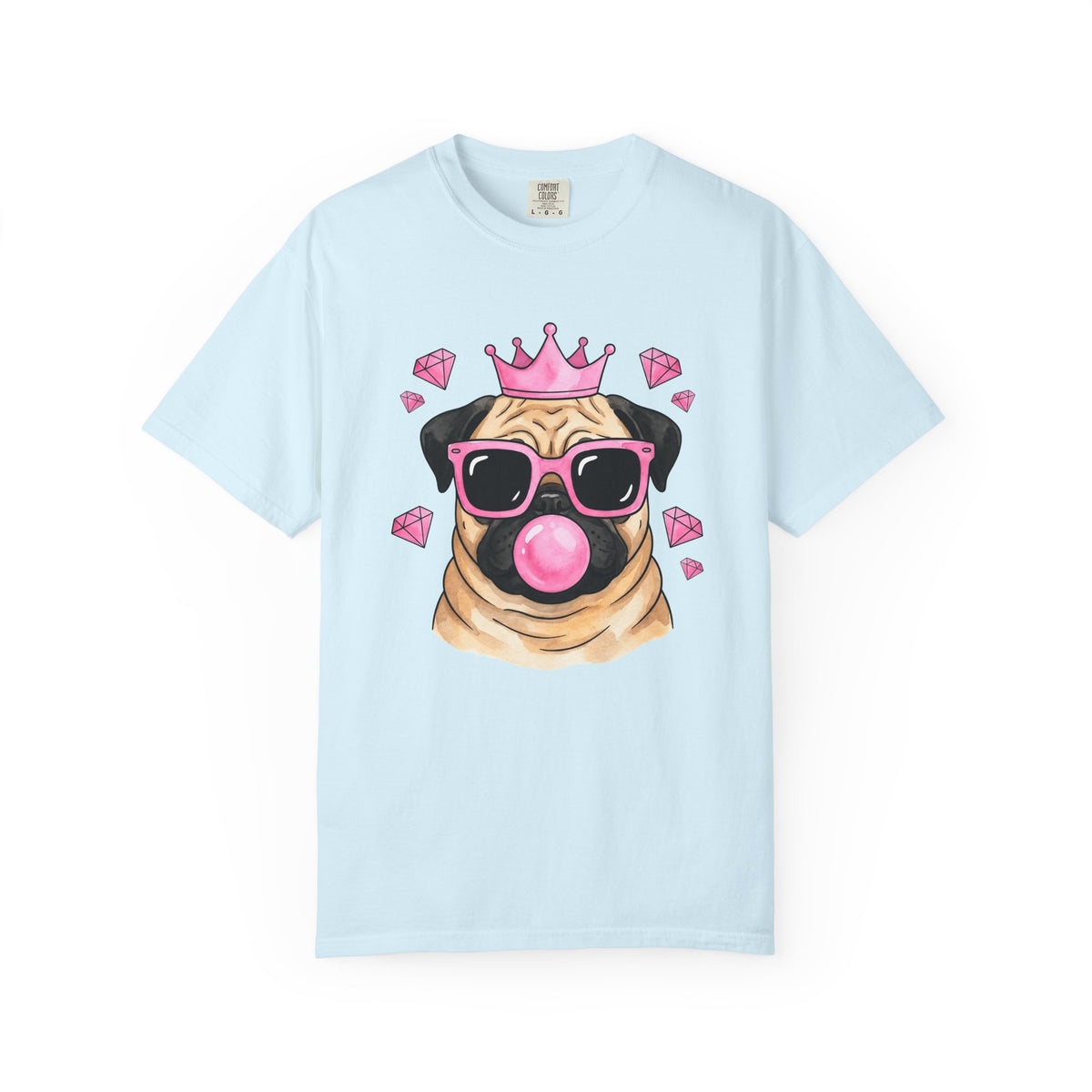 Pug Dog Shirt St. Valentines Day Dog Unisex Gift Cute Tee Poodle T-Shirt