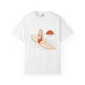 Surfing Woman Shirt Surfing Ocean Gift Women Modern Tee Surfer T-Shirt Surf Enthusiast Contemporary Tshirt Marine Graphic Classic Evening