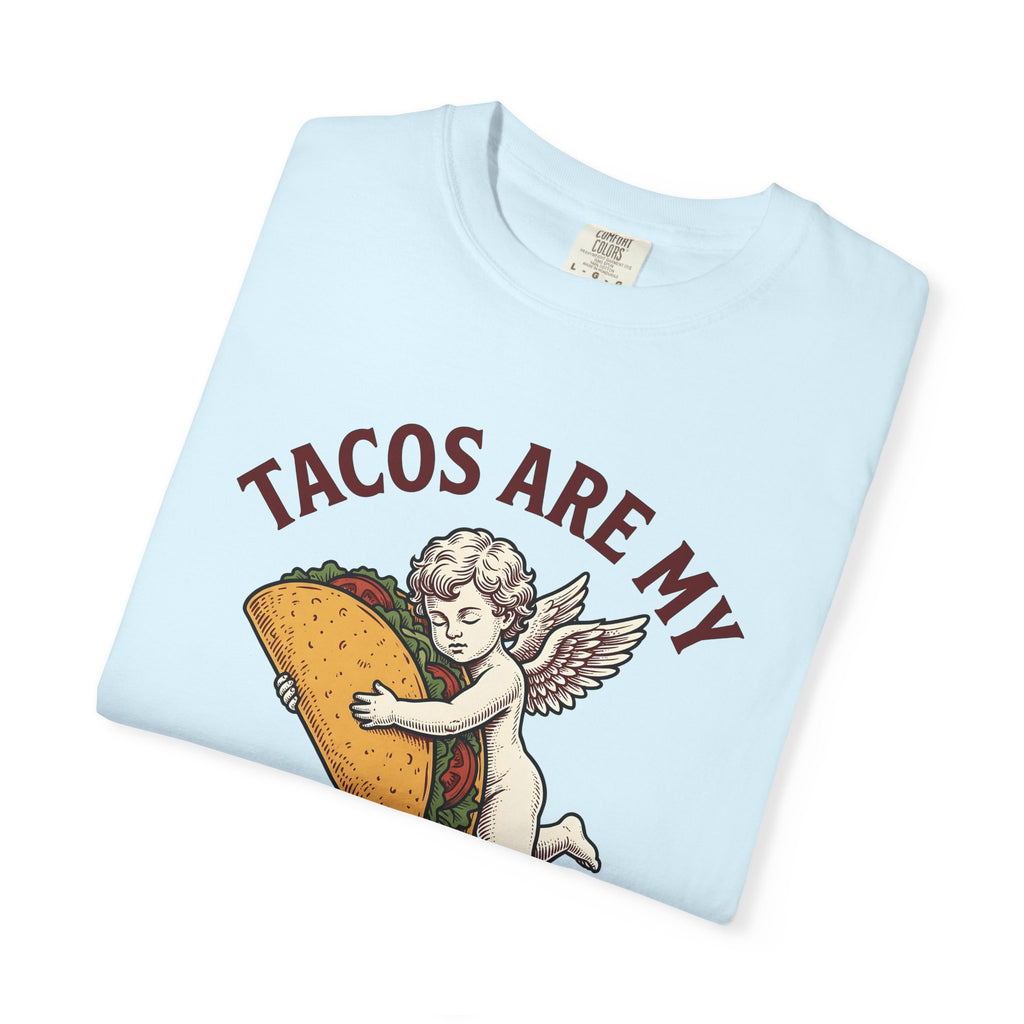 Heart Taco Shirt Valentine's Day Meals Gift Women Classic Tee Taco T-Shirt Valentine Fan Retro Tshirt Food Graphic Doodle Angel Wings Tshirt
