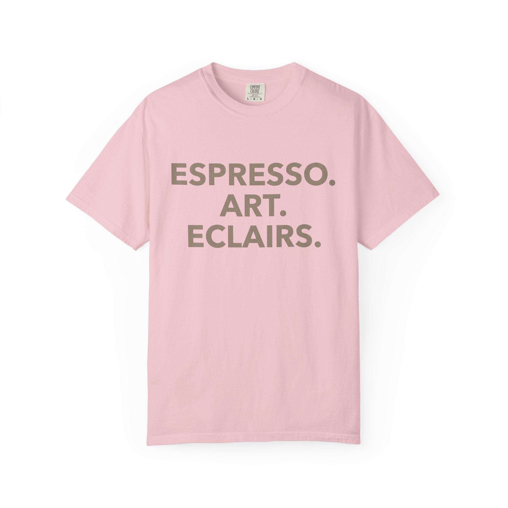 Big Letter Quote Shirt Coffee Bakeware Gift Women Sleek Tee Typography T-Shirt Java Fan Minimalist Tshirt Baking Design Fresh Cook Tshirt