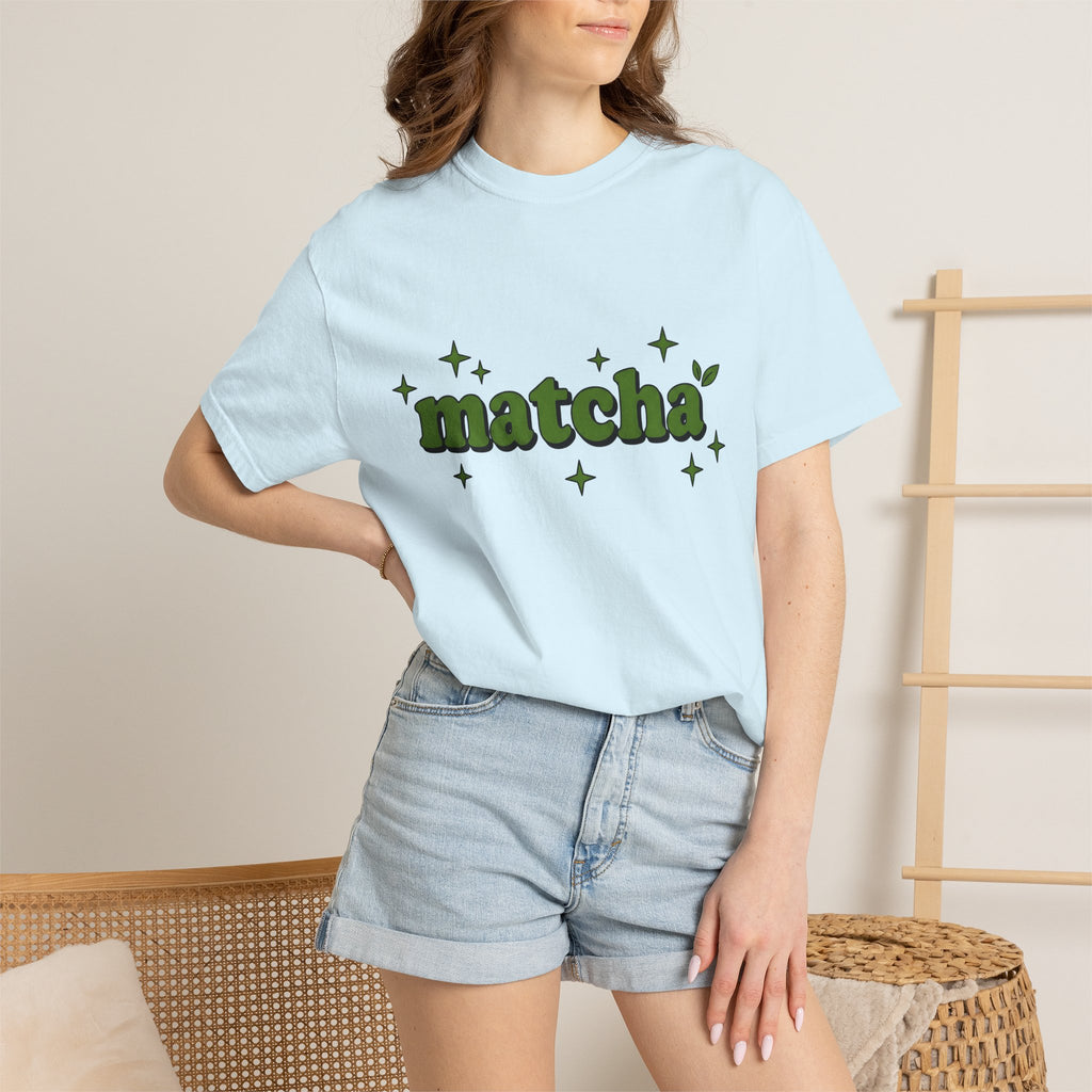 Matcha Quote Shirt Drinks Cooking Gift Women Doodle Tee Green Tea T-Shirt Beverage Fan Hand Drawn Tshirt Culinary Graphic Old School Shines