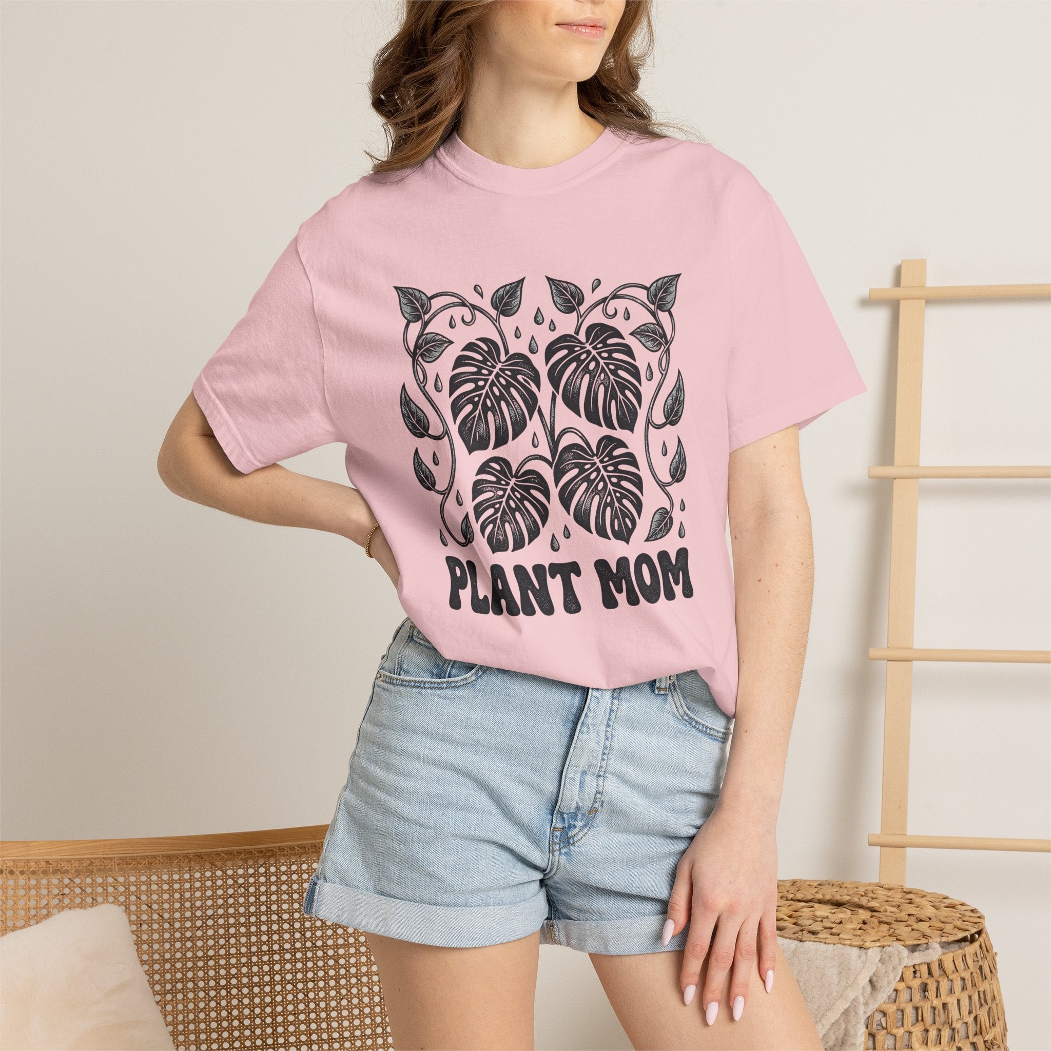 Monstera Leaf Shirt Boho Chic Greenery Gift Women Line Art Tee Swiss Cheese Plant T-Shirt Bohemian Fan Minimalist Tshirt Foliage Graphic