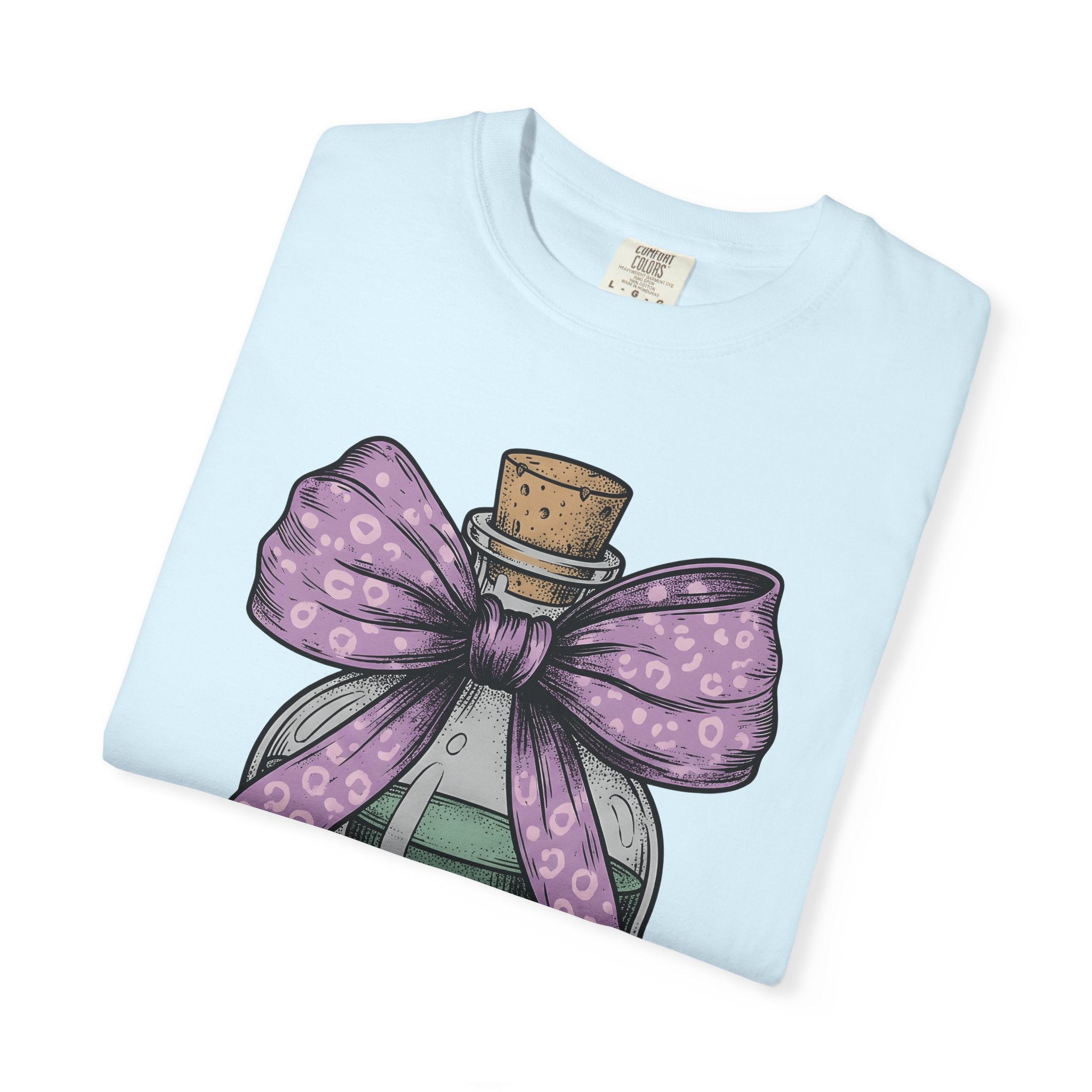 Elixir Bottle Shirt Halloween Spell Gift Women Classic Tee Potion Bottle T-Shirt Horror Fan Gothic Tshirt Magic Graphic Doodle Knot Tshirt