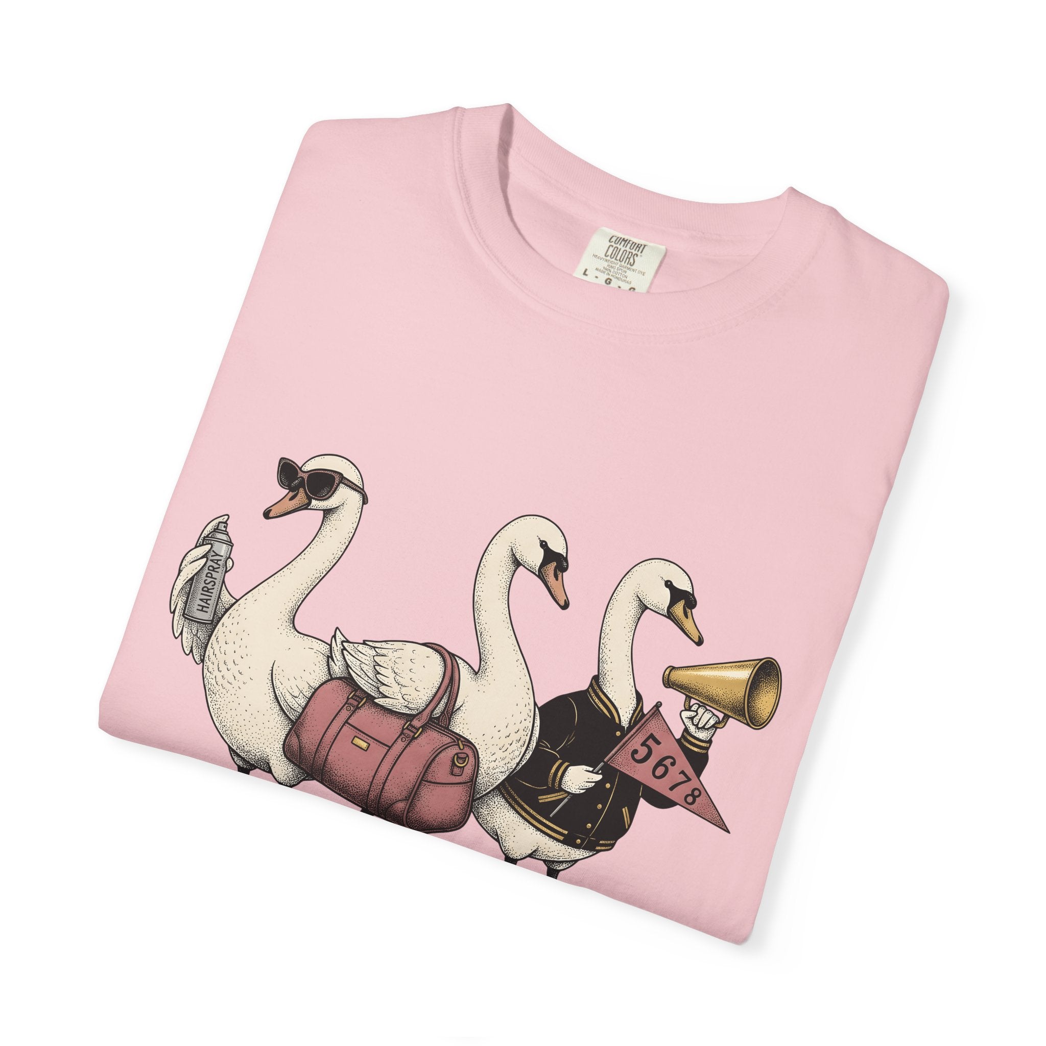 Swan Set Shirt Moms Fauna Gift Women Storybook Tee Cygnus T-Shirt Motherhood Fan Fairy Graphic Tshirt Old School Bag Tshirt