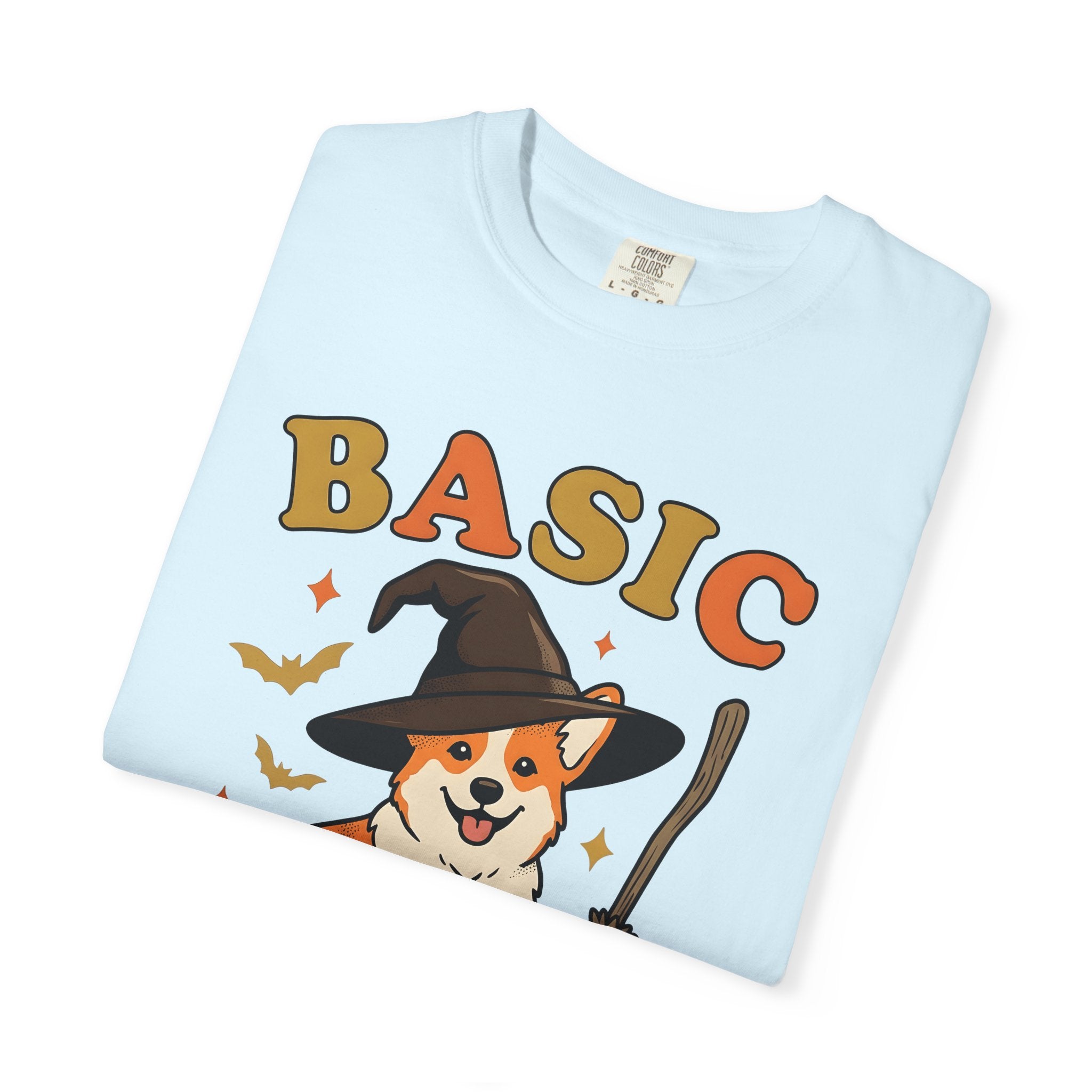 Corgi Magician Shirt Halloween Puppy Gift Women Animated Tee Pembroke Welsh Corgi T-Shirt Spooky Fan Cartoon Tshirt Dog Graphic Old School