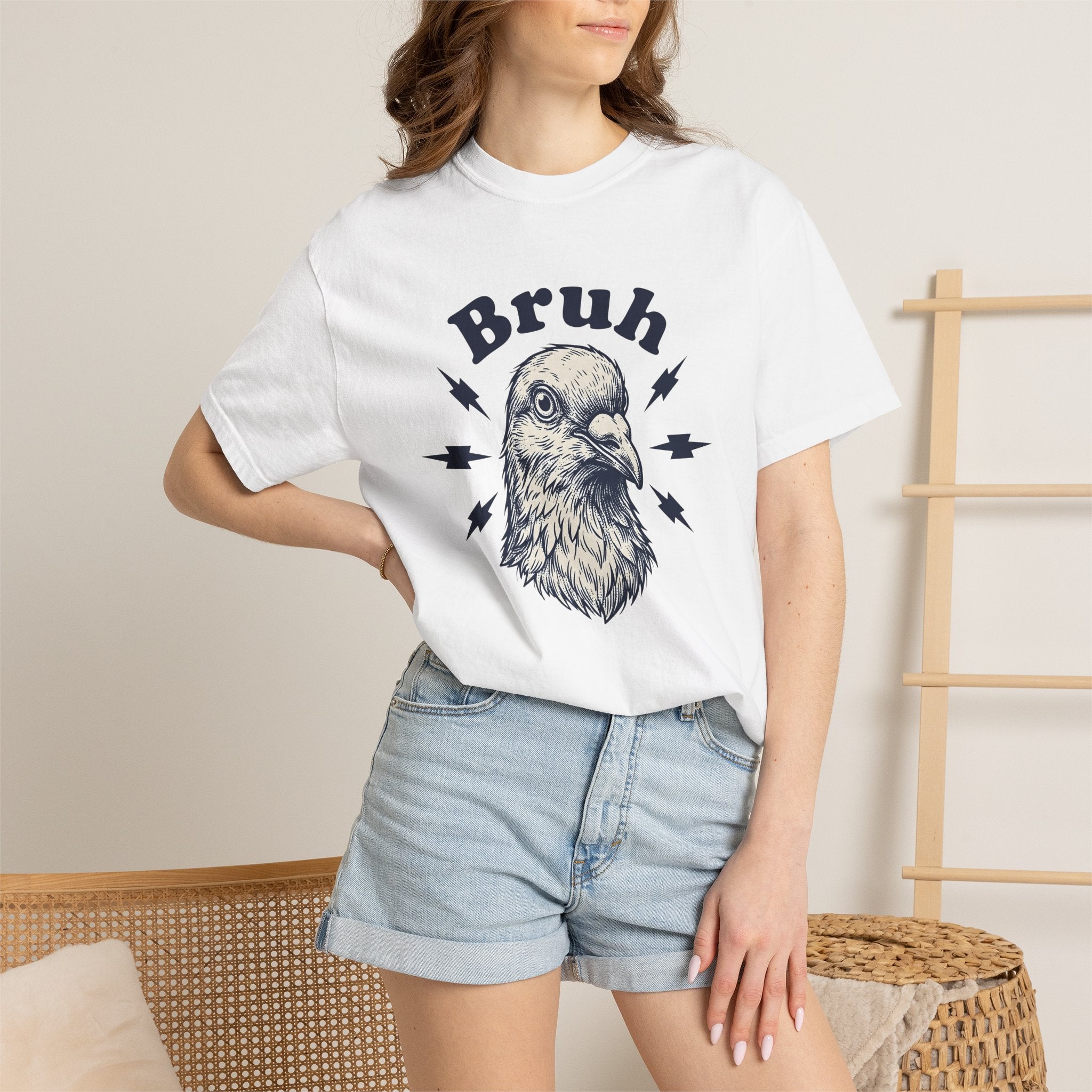 Dove Head Shirt Funny Pet Gift Women Line Art Tee Pigeon T-Shirt Humor Fan Dove Graphic Classic Tshirt Electric Bolts Tshirt