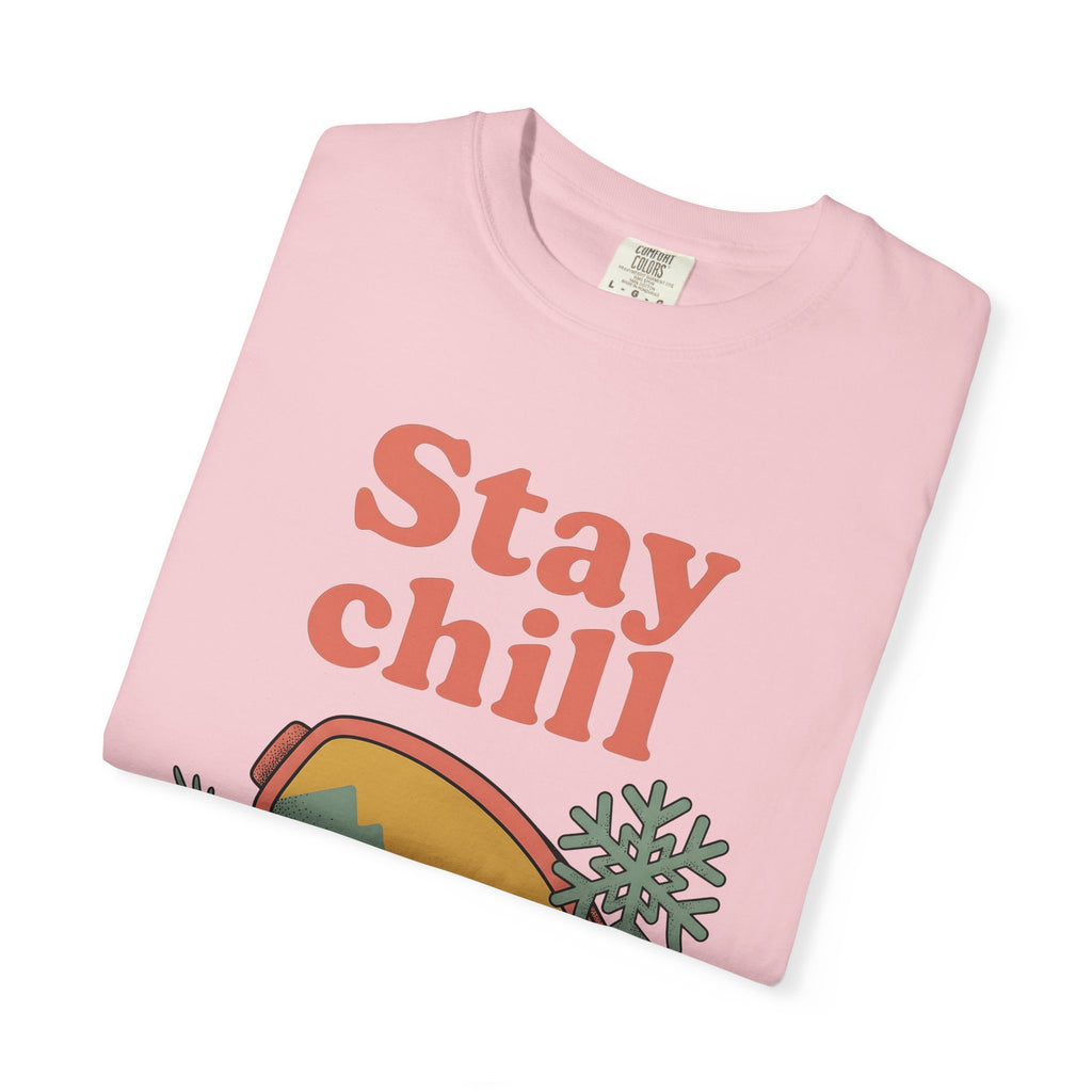Ski Mask Shirt Sports Cold Gift Women Vintage Tee Balaclava T-Shirt Athlete Fan Skiing Tshirt Frost Graphic Sketch Ice Crystal Tshirt