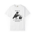 Crow Tea Shirt Funny Dark Gift Women Retro Tee Tea T-Shirt Humor Fan Vintage Tshirt Gothic Graphic Sketch Kettle Tshirt