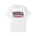 Freedom Eagle Shirt America Exercise Gift Women Collegiate Tee Eagle T-Shirt Patriot Enthusiast Vintage Tshirt Fitness Graphic Star Tshirt