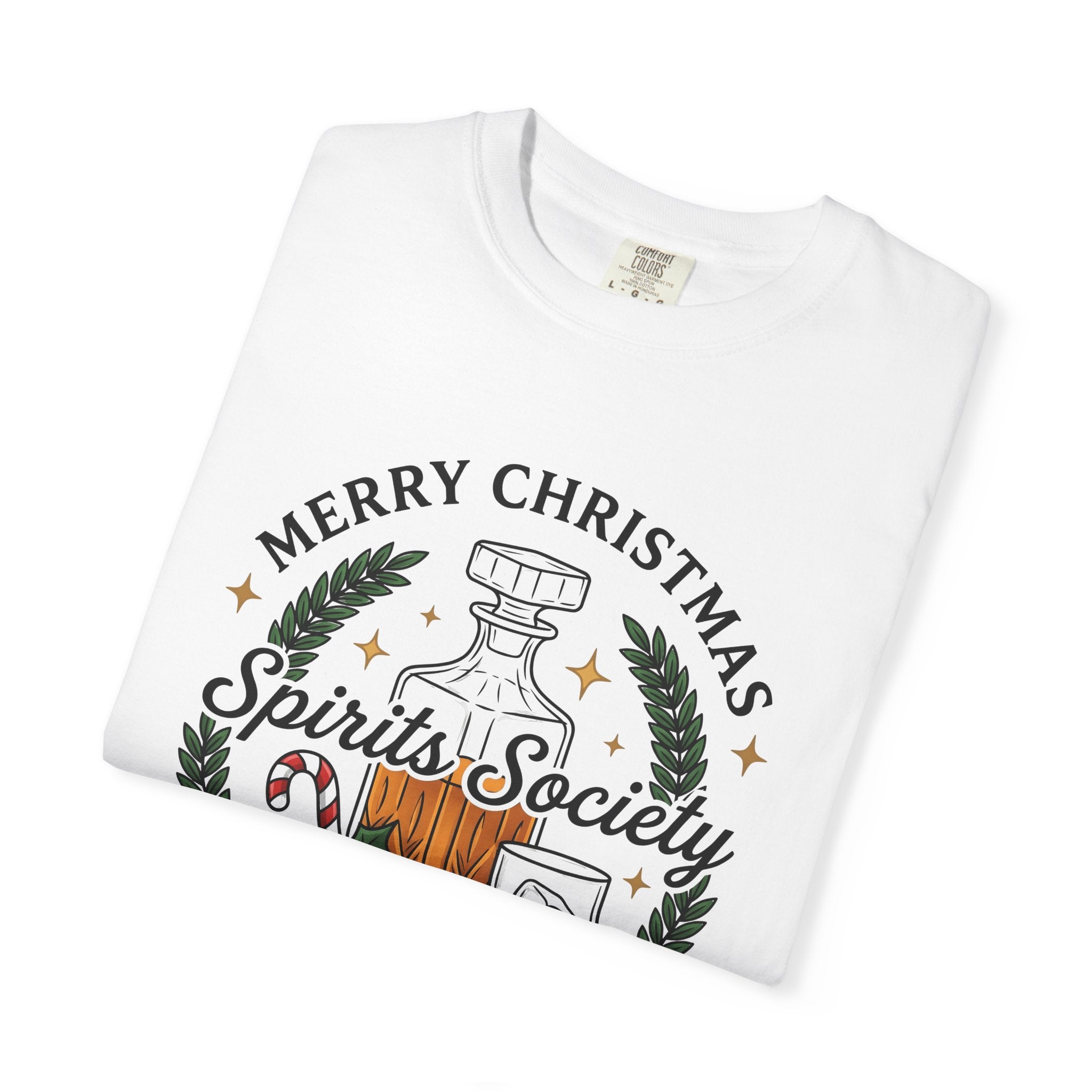 Bourbon Decanter Shirt Christmas Beverage Gift Women Seasonal Tee Decanter T-Shirt Holiday Fan Winter Tshirt Drink Graphic Classic Candy