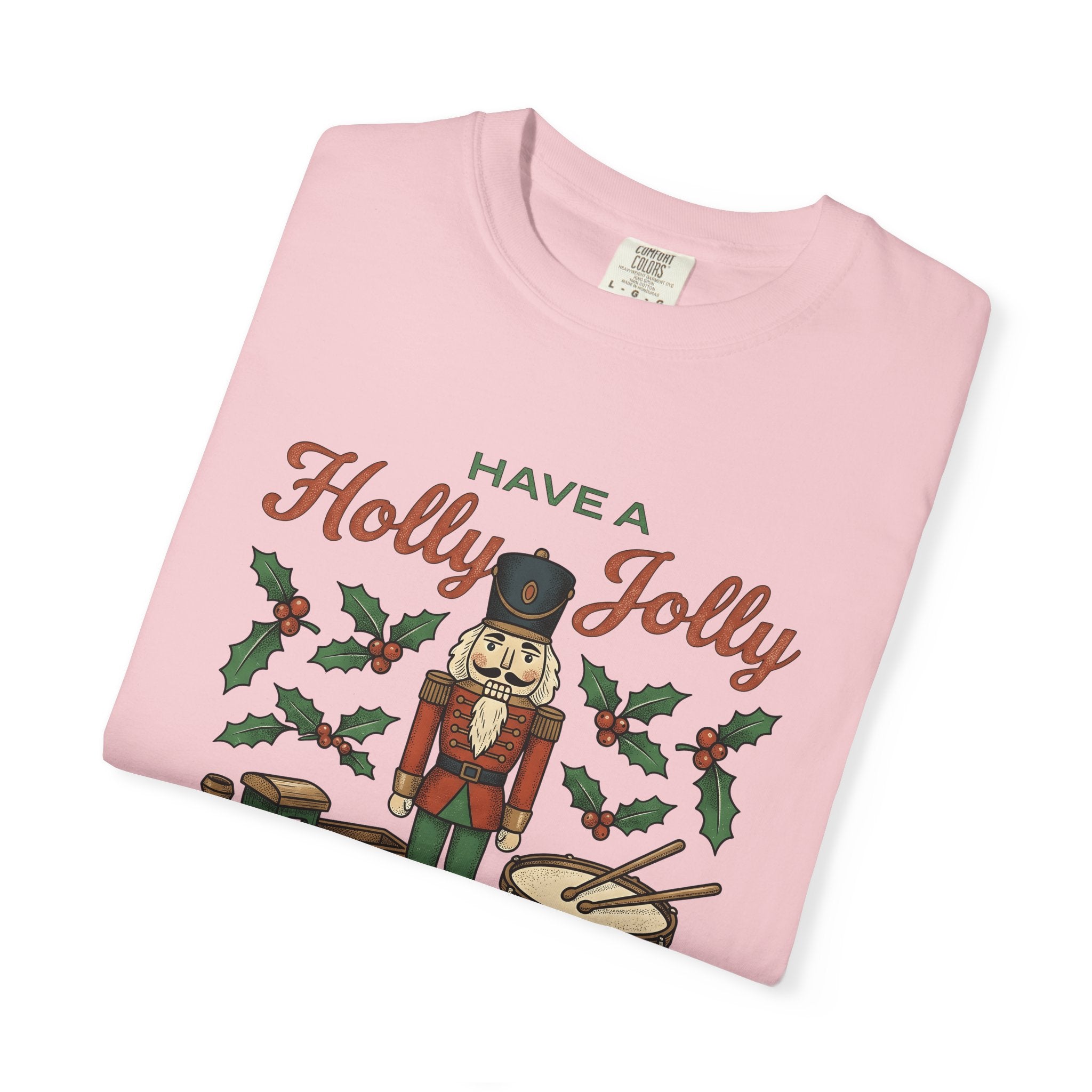 Nutcracker Illustration Shirt Christmas Festive Gift Women Antique Tee Christmas Soldier T-Shirt Xmas Fan Vintage Tshirt Holiday Graphic Ink