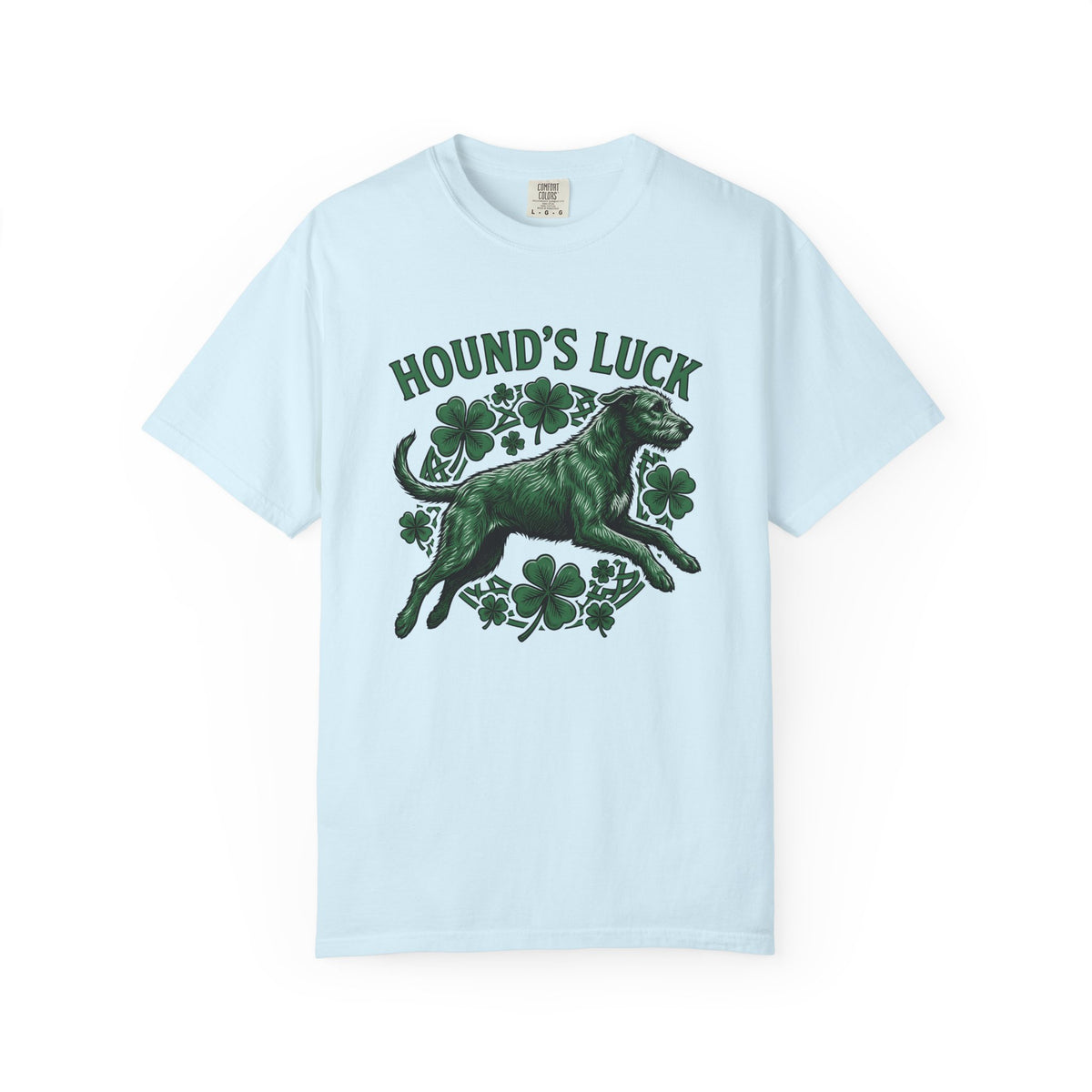 Irish Wolfhound Dog Shirt St Patrick's Day Dog Unisex Gift Vintage Tee Wolfhound
