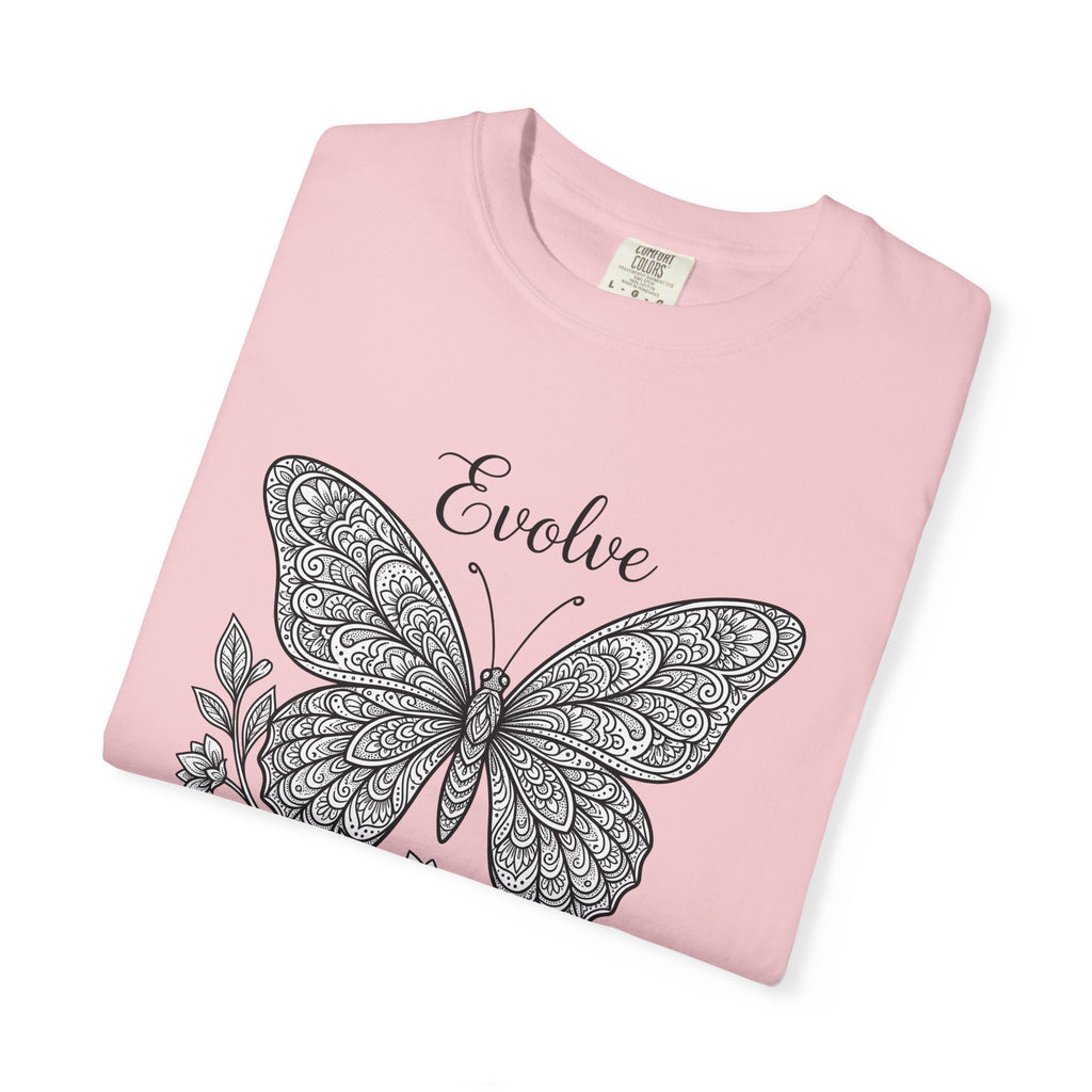 Butterfly Print Shirt Animals & Flowers Flora Gift Women Vintage Tee Butterfly T-Shirt Wildlife Fan Insect Tshirt Botanical Graphic Abstract