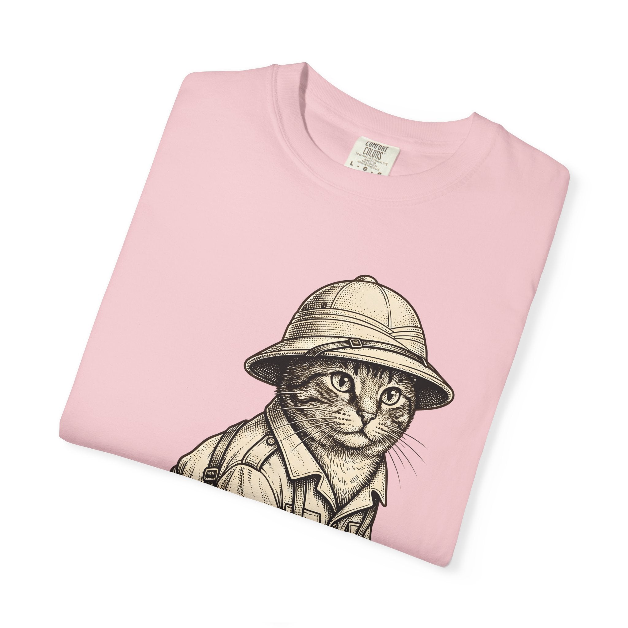 Travel Cat Shirt Cat Pets Gift Women Classic Tee Kitty T-Shirt Cat Fan Feline Tshirt Animal Graphic Doodle Sun Hat Tshirt