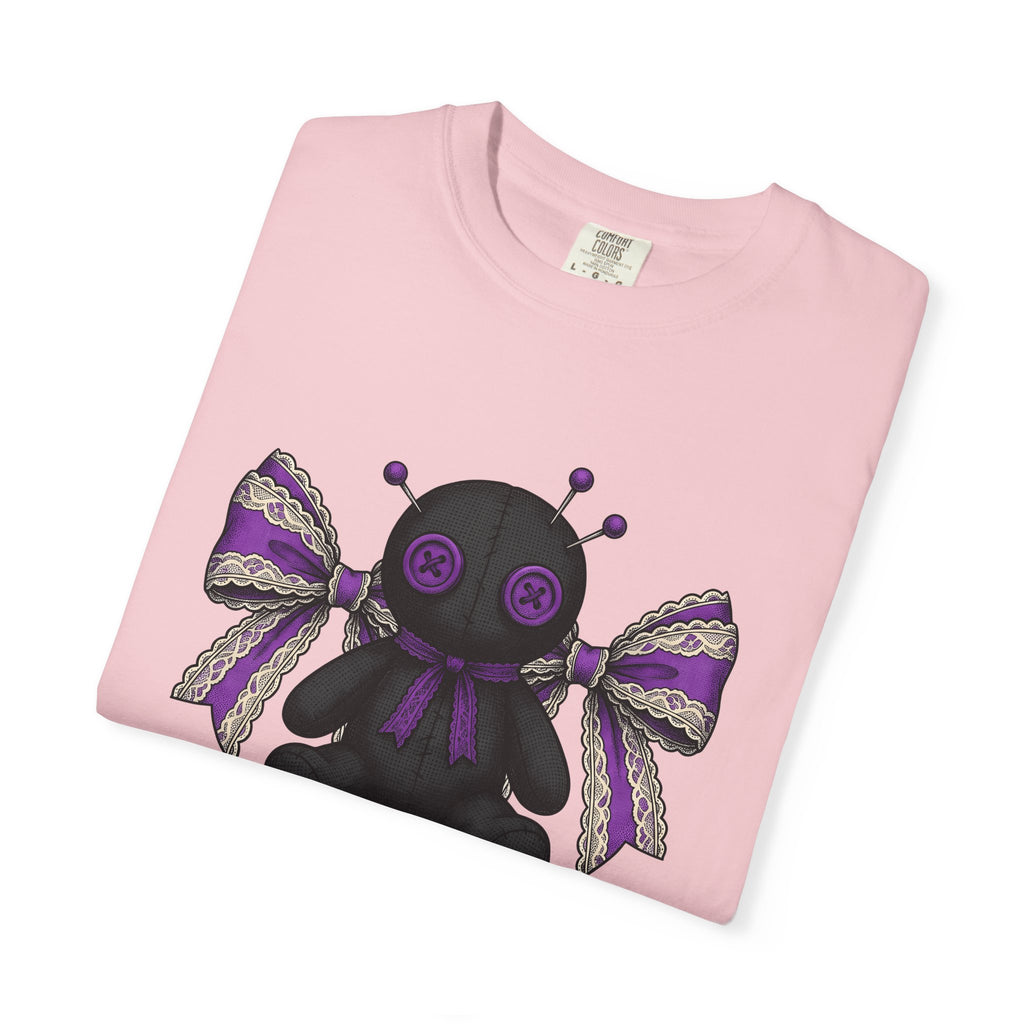 Hex Doll Shirt Halloween Ghost Gift Women Spooky Tee Voodoo Doll T-Shirt Horror Fan Creepy Tshirt Specter Graphic Classic Bow Tie Tshirt