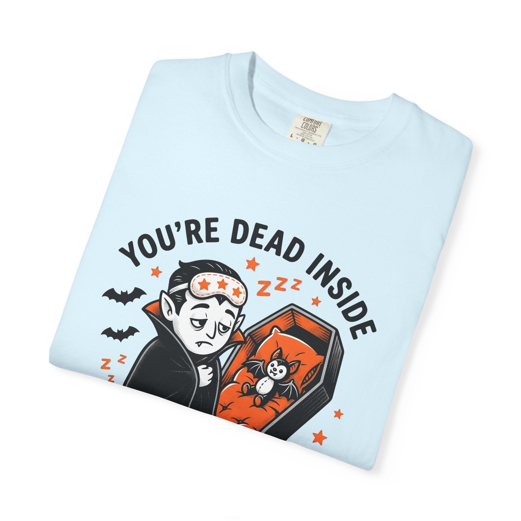 Vampire Illustration Shirt Halloween Alternative Gift Women Comic Tee Bloodsucker T-Shirt Horror Fan Cartoon Tshirt Punk Graphic Vintage Bat