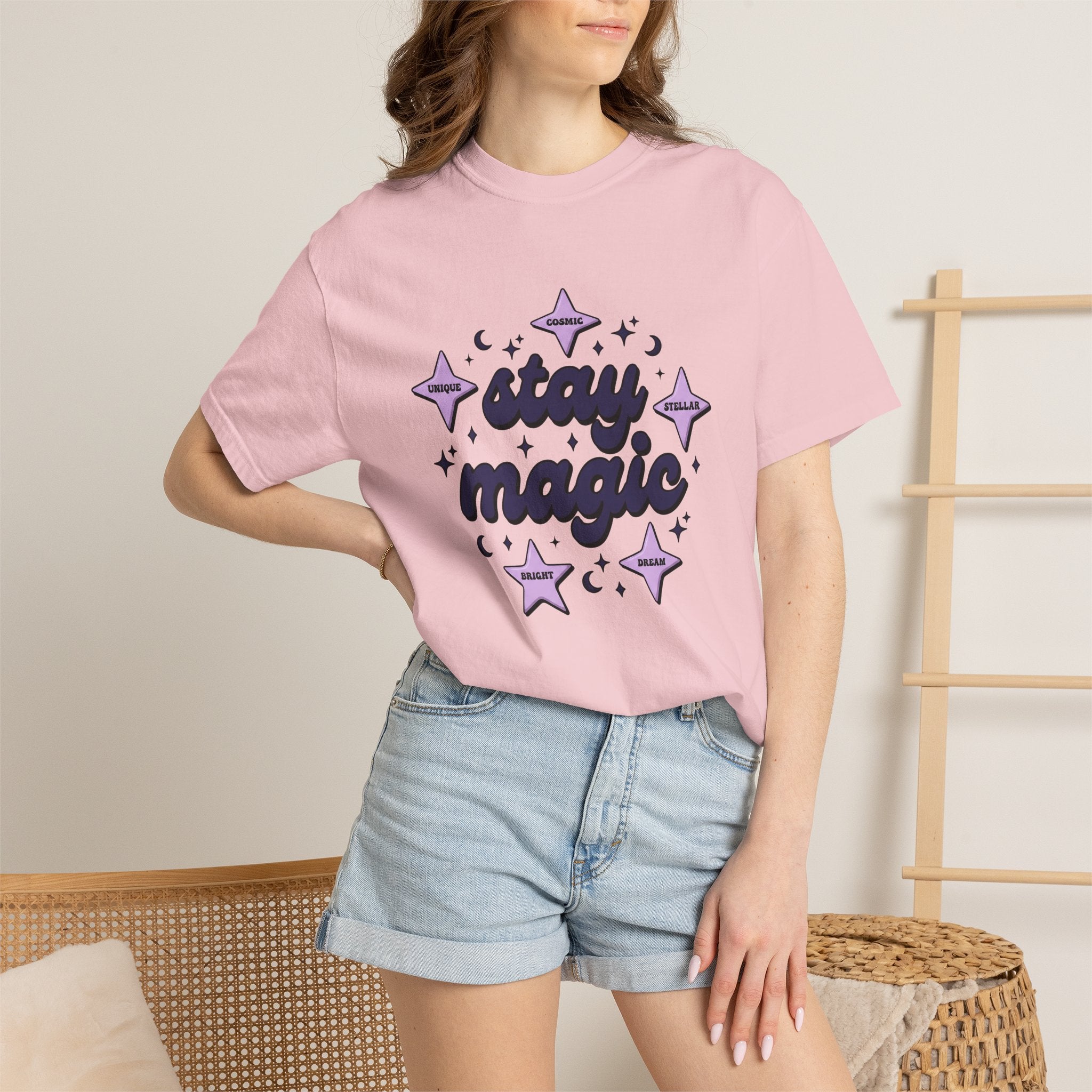 Star Design Shirt Valentine's Day Relationship Gift Women Cute Tee Star T-Shirt Valentine Fan Kawaii Tshirt Partner Graphic Vintage Crescent