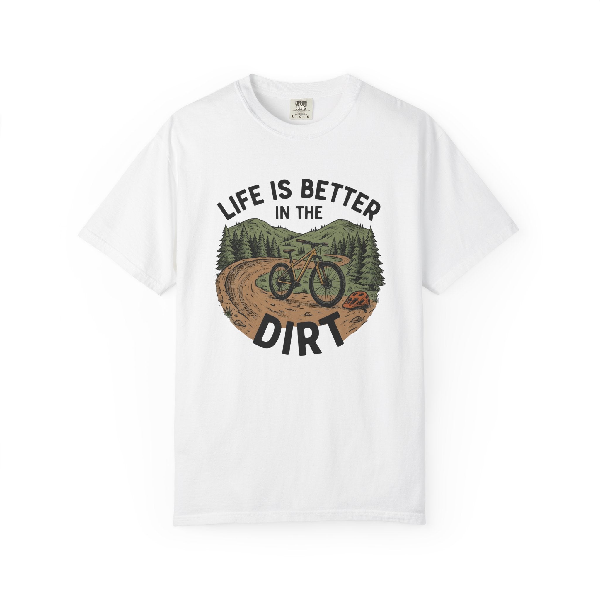 Off Road Bike Shirt Sports Camping Gift Women Classic Tee Mountain Bike T-Shirt Athlete Enthusiast Vintage Tshirt Outdoor Graphic Line Art