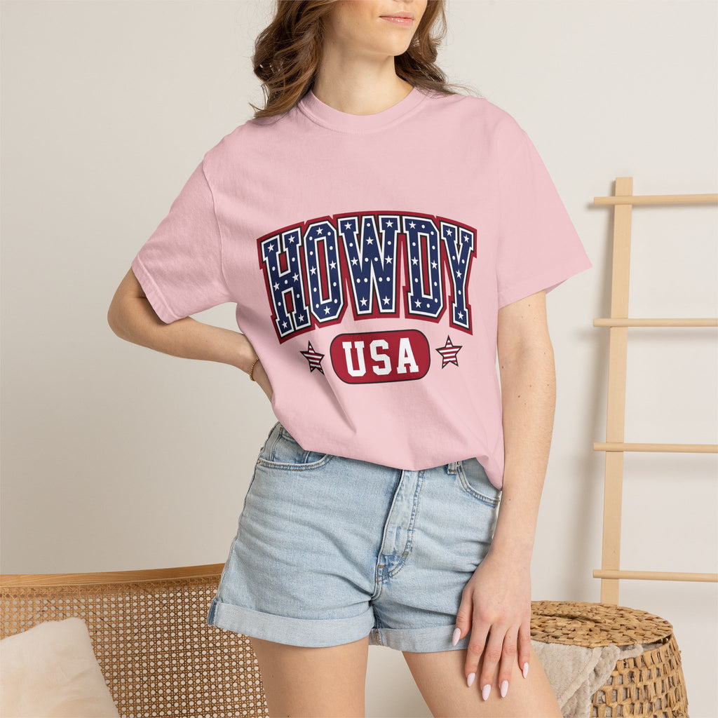 Usa Stars Shirt America Cowboy Gift Women Graphic Tee Stars T-Shirt American Fan Typography Tshirt Rodeo Graphic Classic Star Stripes Tshirt