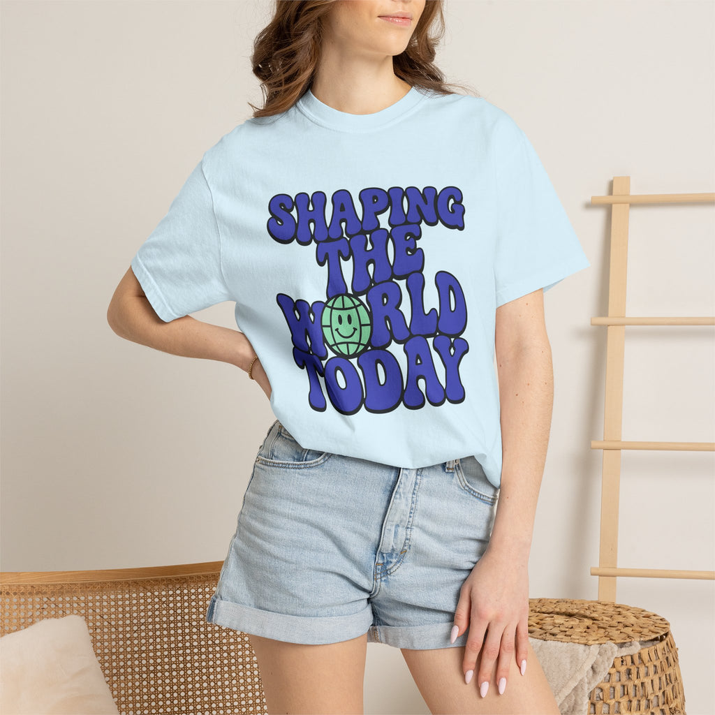 Joyful World Shirt Teachers Thanks Gift Women Playful Tee Happiness T-Shirt Educator Enthusiast Fun Tshirt Appreciation Graphic Old School