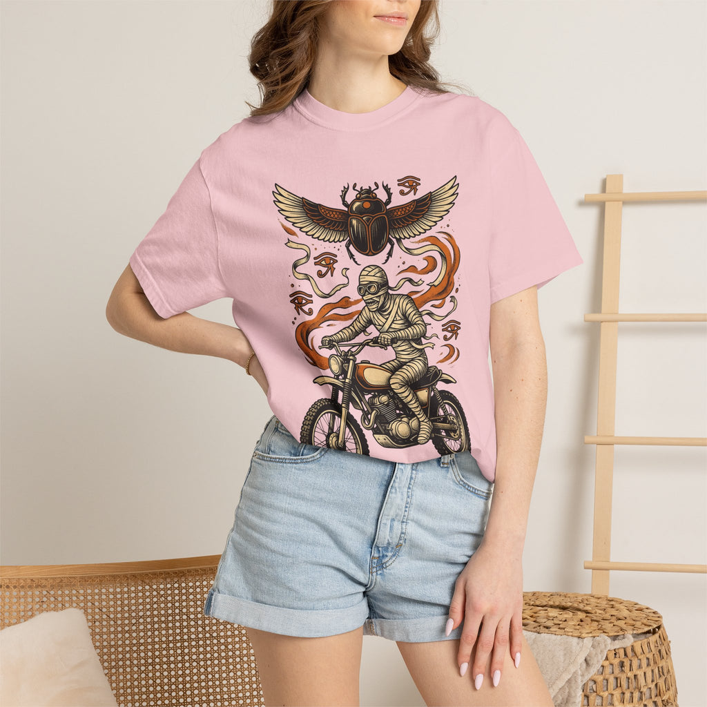 Bandage Rider Shirt Halloween Horror Gift Women Old School Tee Biker T-Shirt Spooky Fan Grunge Tshirt Horror Graphic Classic Scarabee Tshirt
