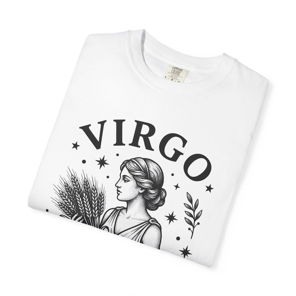 Astrology Woman Shirt Zodiac Horoscope Gift Women Retro Tee Astrology T-Shirt Zodiac Fan Vintage Tshirt Astrology Graphic Sketch Grain