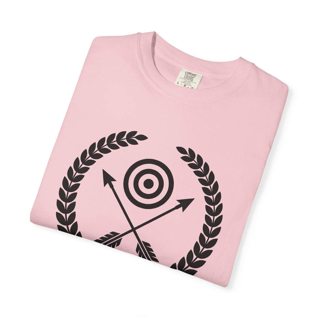 Archery Target Shirt Archery Competition Gift Women Minimalist Tee Bullseye T-Shirt Archer Enthusiast Simple Tshirt Tournament Graphic