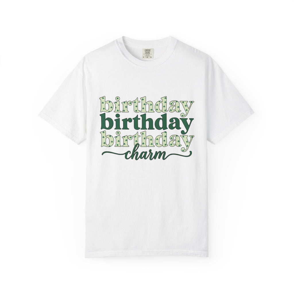 Shamrock Design Words Shirt Birthday Chance Gift Women Whimsical Tee Clover T-Shirt Birthday Fan Fantasy Tshirt Fortune Graphic Cartoon