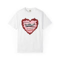 Airplane Love Shirt St Valentines Day Airplane Gift Women Retro Tee Aeroplane T-Shirt Valentine Fan Vintage Tshirt Aircraft Graphic Sketch