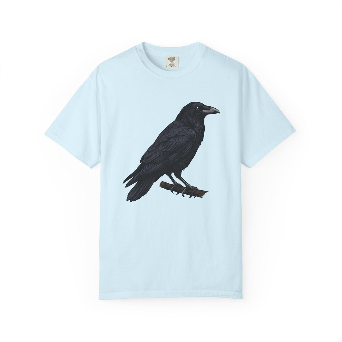Raven Bird Shirt Halloween Wildlife Gift Women Macabre Tee Crow T-Shirt Horror Fan Dark Art Tshirt Animal Graphic Old School Limb Tshirt