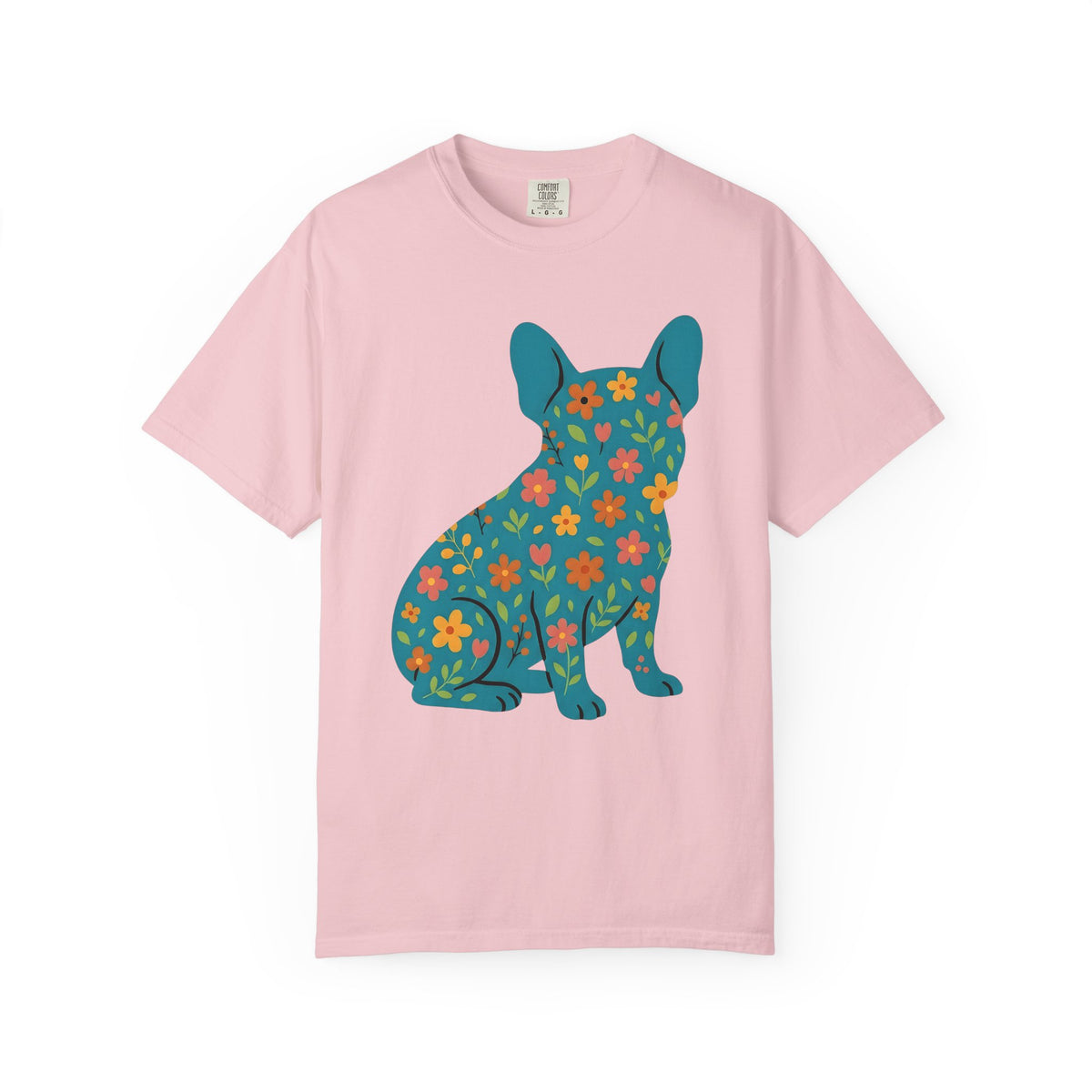French Bulldog Shirt Dog Pet Unisex Gift Floral Tee Bulldog T-Shirt Dog Fan