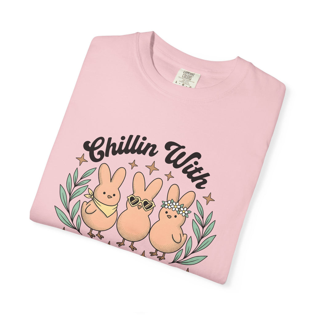 Rabbit Crew Shirt Easter Buddies Gift Women Kawaii Tee Bunny T-Shirt Easter Fan Cute Tshirt Friends Graphic Vintage Twinkles Tshirt
