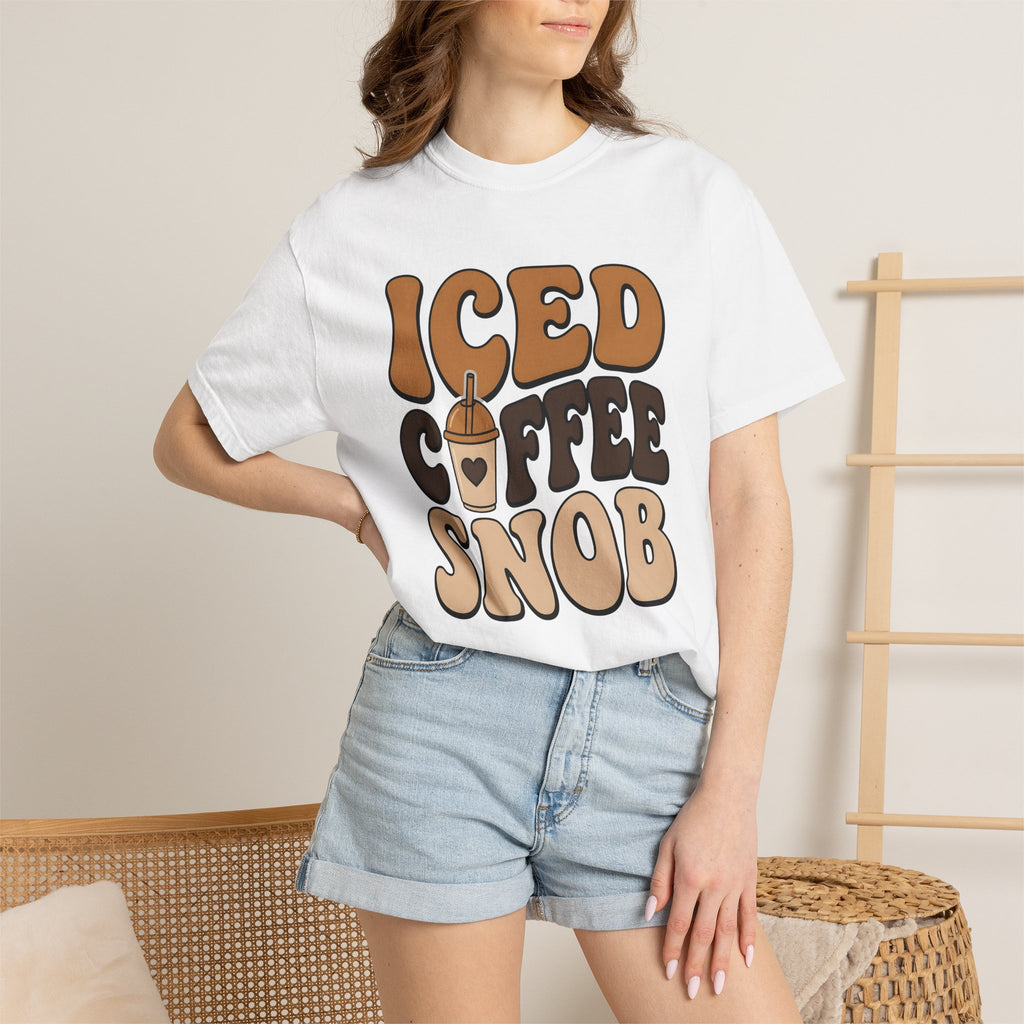 Cold Brew Cup Shirt Coffee Liquid Gift Women Retro Tee Cold Brew T-Shirt Coffee Fan Vintage Tshirt Fluid Graphic Sketch Romance Icon Tshirt