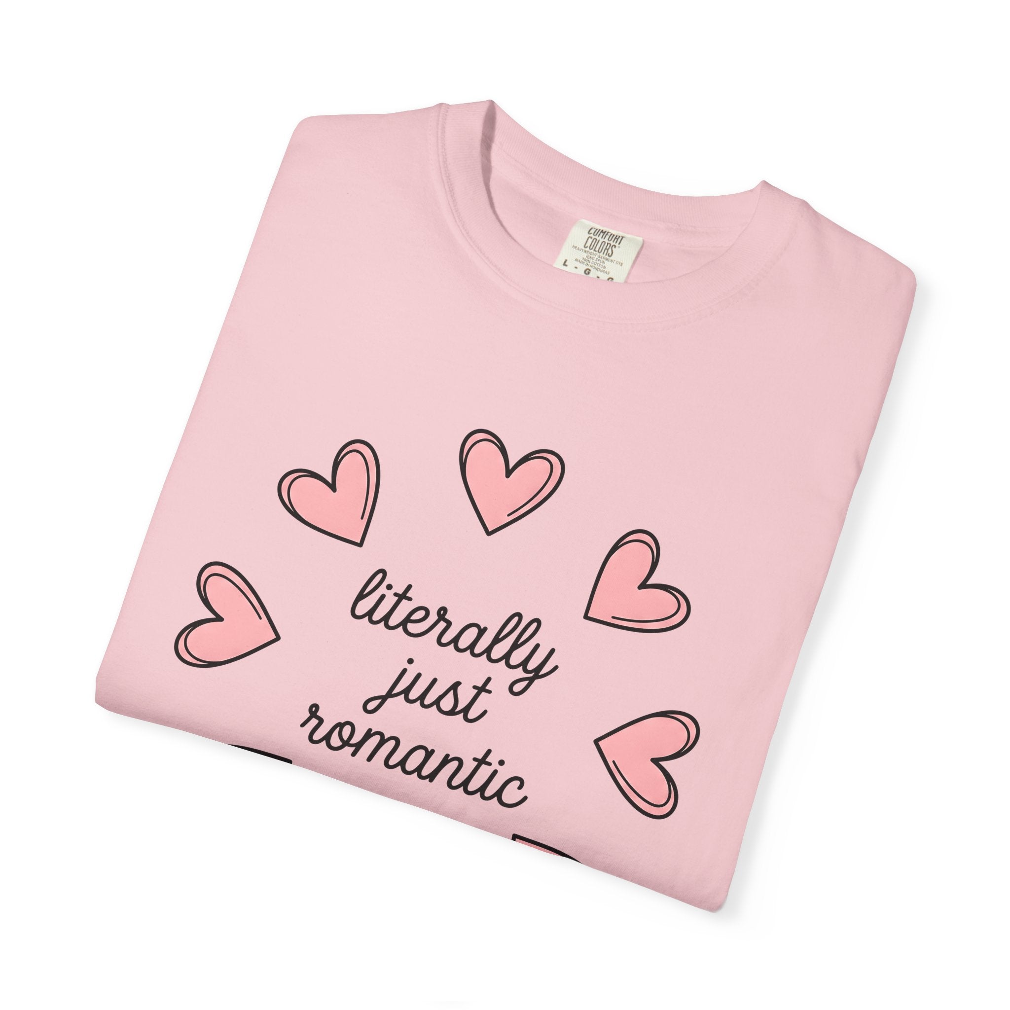 Pink Heart Graphic Shirt Romantic Valentine Gift Women Playful Tee Heart T-Shirt Romance Fan Cute Tshirt Love Graphic Minimalist Hand Drawn