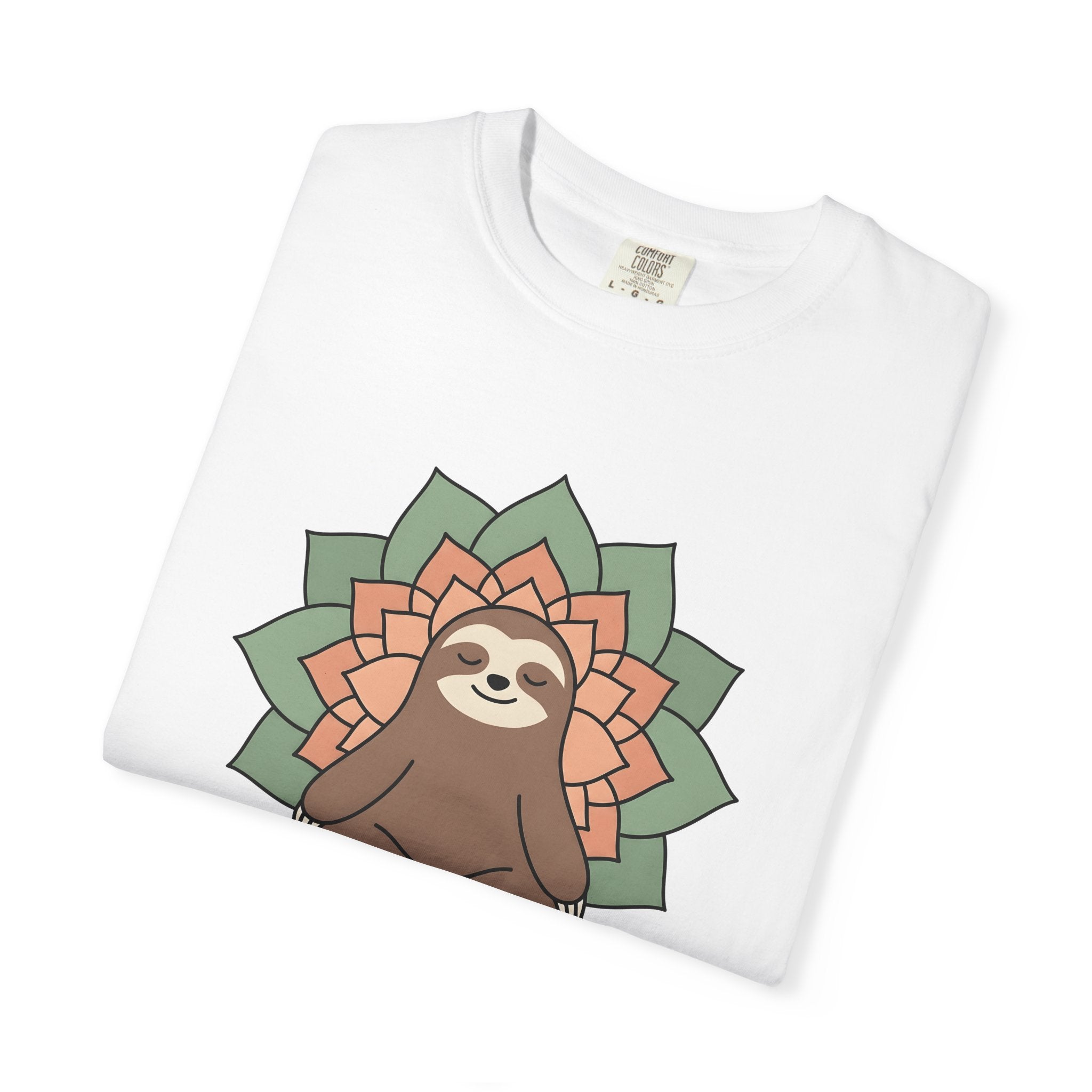Slow Yoga Shirt Yoga Calm Gift Women Playful Tee Yin Yoga T-Shirt Yoga Enthusiast Fun Tshirt Serene Illustration Sleek Design Tshirt