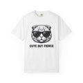 Cat Sunglasses Shirt Cat Humor Gift Women Bold Tee Cool Cat T-Shirt Feline Fan Retro Tshirt Funny Graphic Cat Vintage Whiskers Tshirt