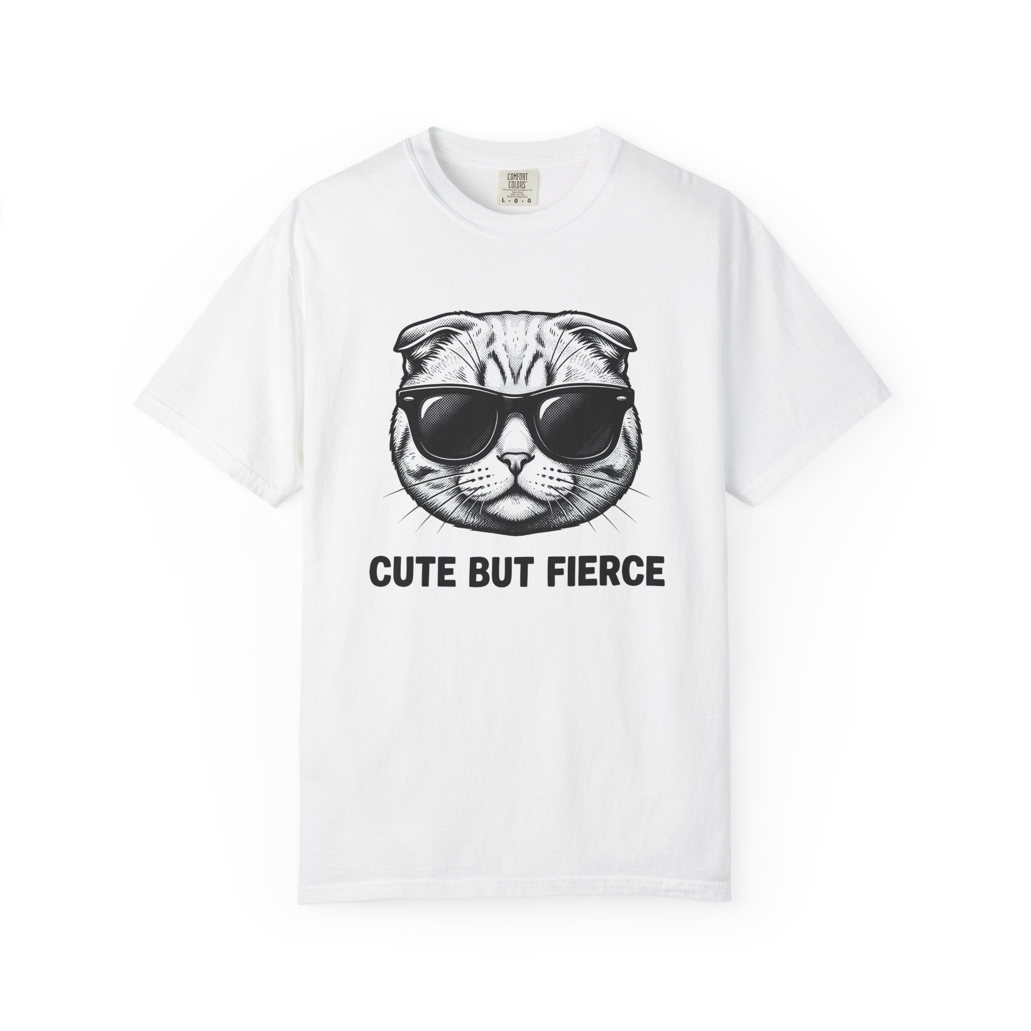 Cat Sunglasses Shirt Cat Humor Gift Women Bold Tee Cool Cat T-Shirt Feline Fan Retro Tshirt Funny Graphic Cat Vintage Whiskers Tshirt